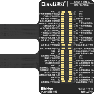 QIANLI Rückkamera Ersatz FPC iBridge Toolplus für Apple iPhone X