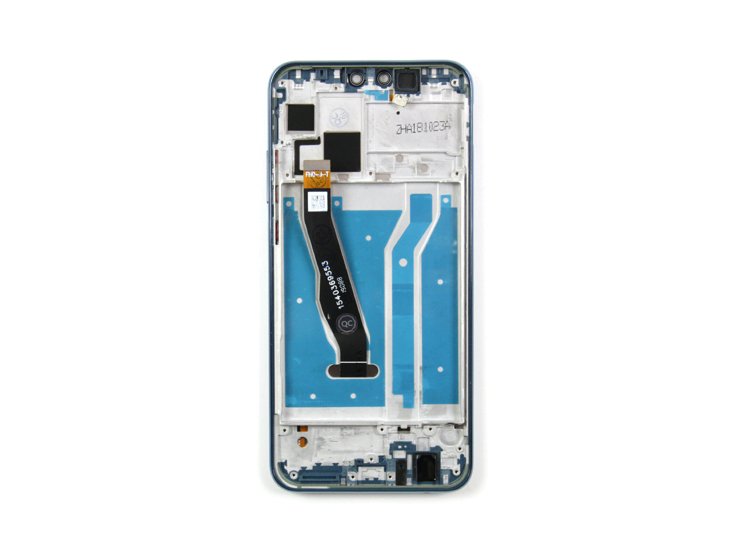Huawei Y9 (2019) Display und Touchscreen-Digitizer mit Rahmen Sapphire Blue OEM – Bild 2