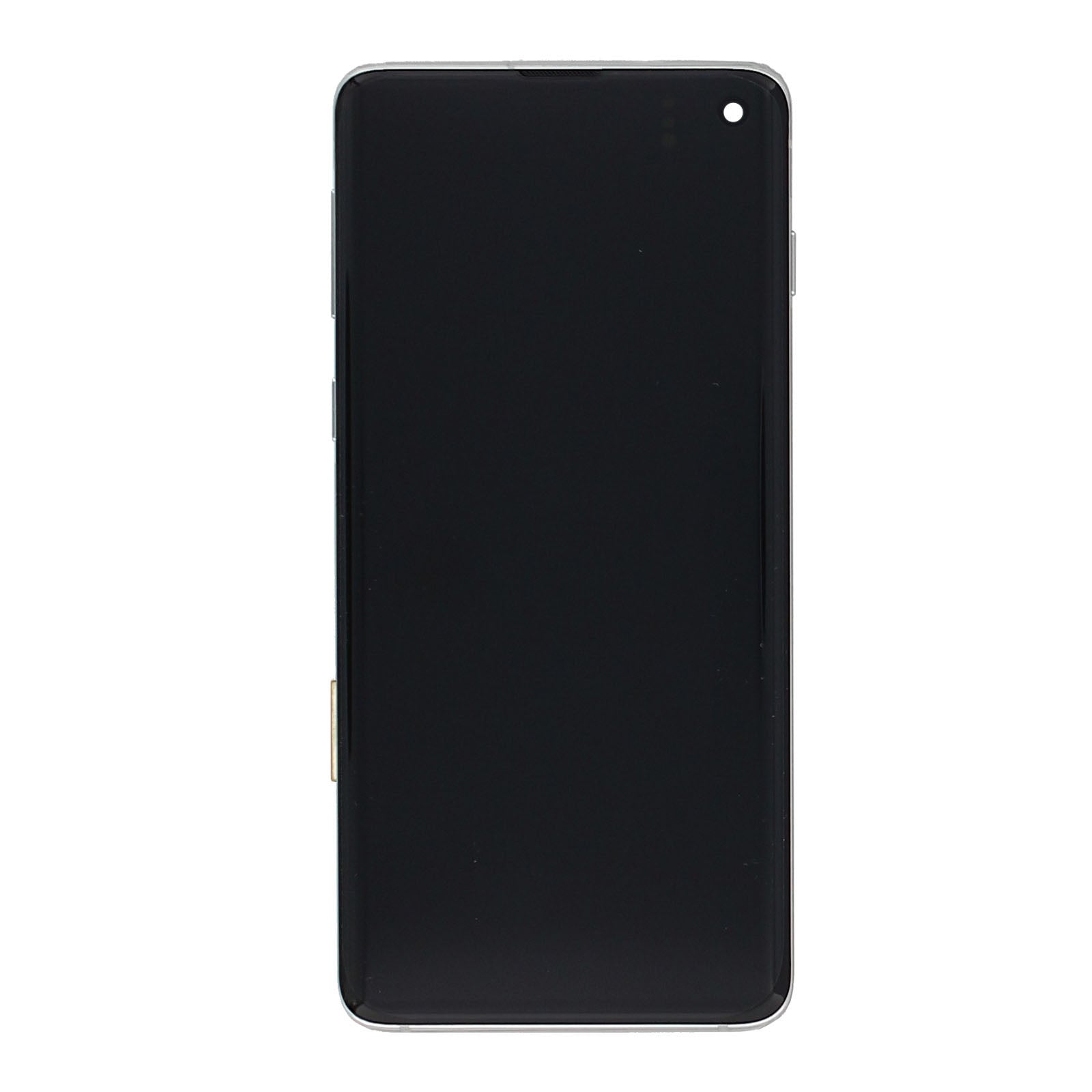 Samsung Galaxy S10 G973F Display und Touchscreen-Digitizer mit Rahmen Prism White Service Pack