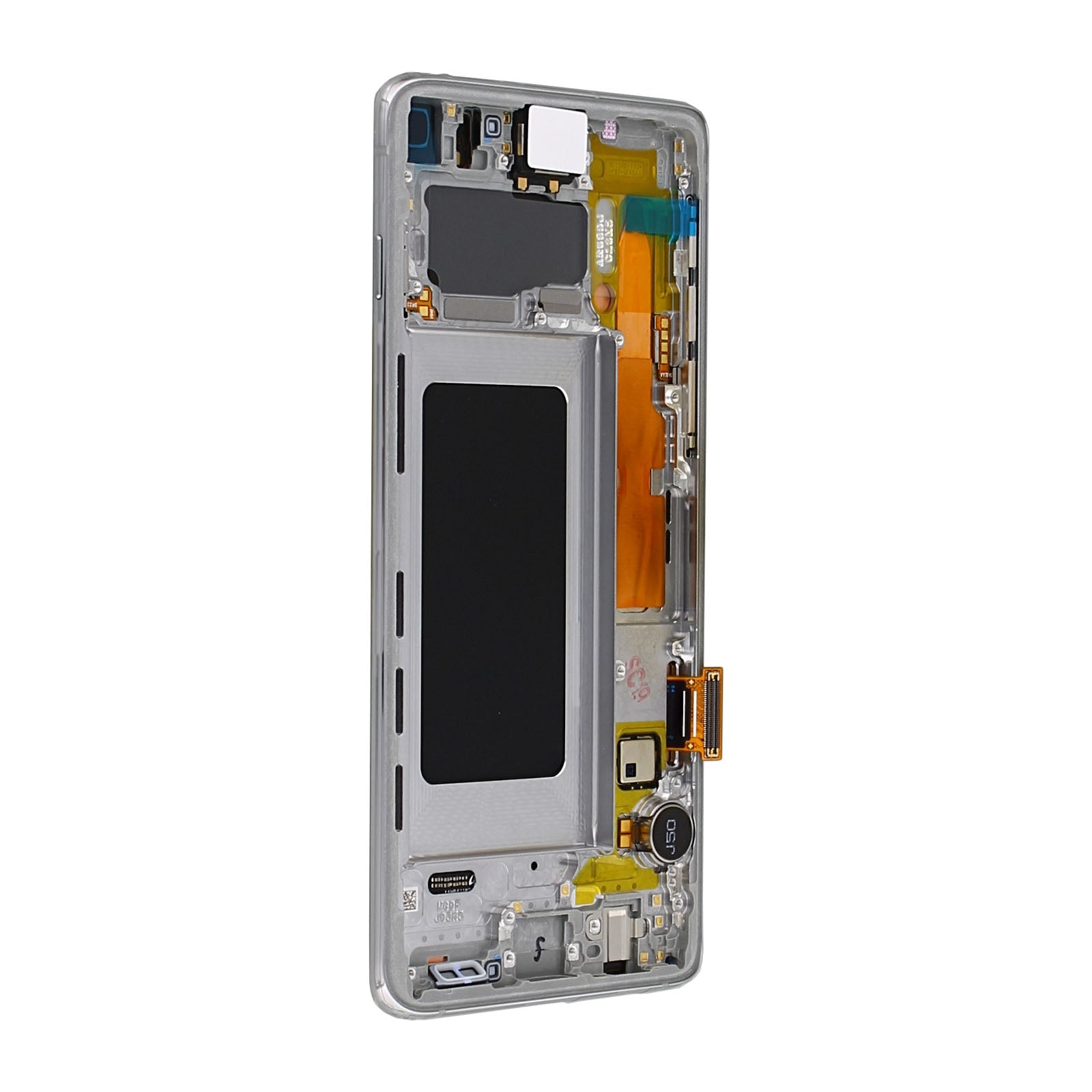 Samsung Galaxy S10 G973F Display und Touchscreen-Digitizer mit Rahmen Prism White Service Pack – Bild 3