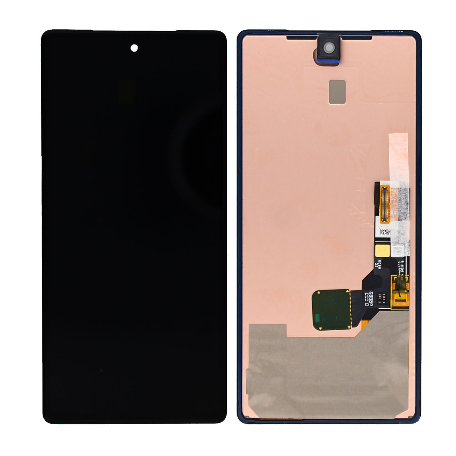 Google Pixel 7A Display und Touchscreen-Digitizer ohne Rahmen Black Service Pack – Bild 3