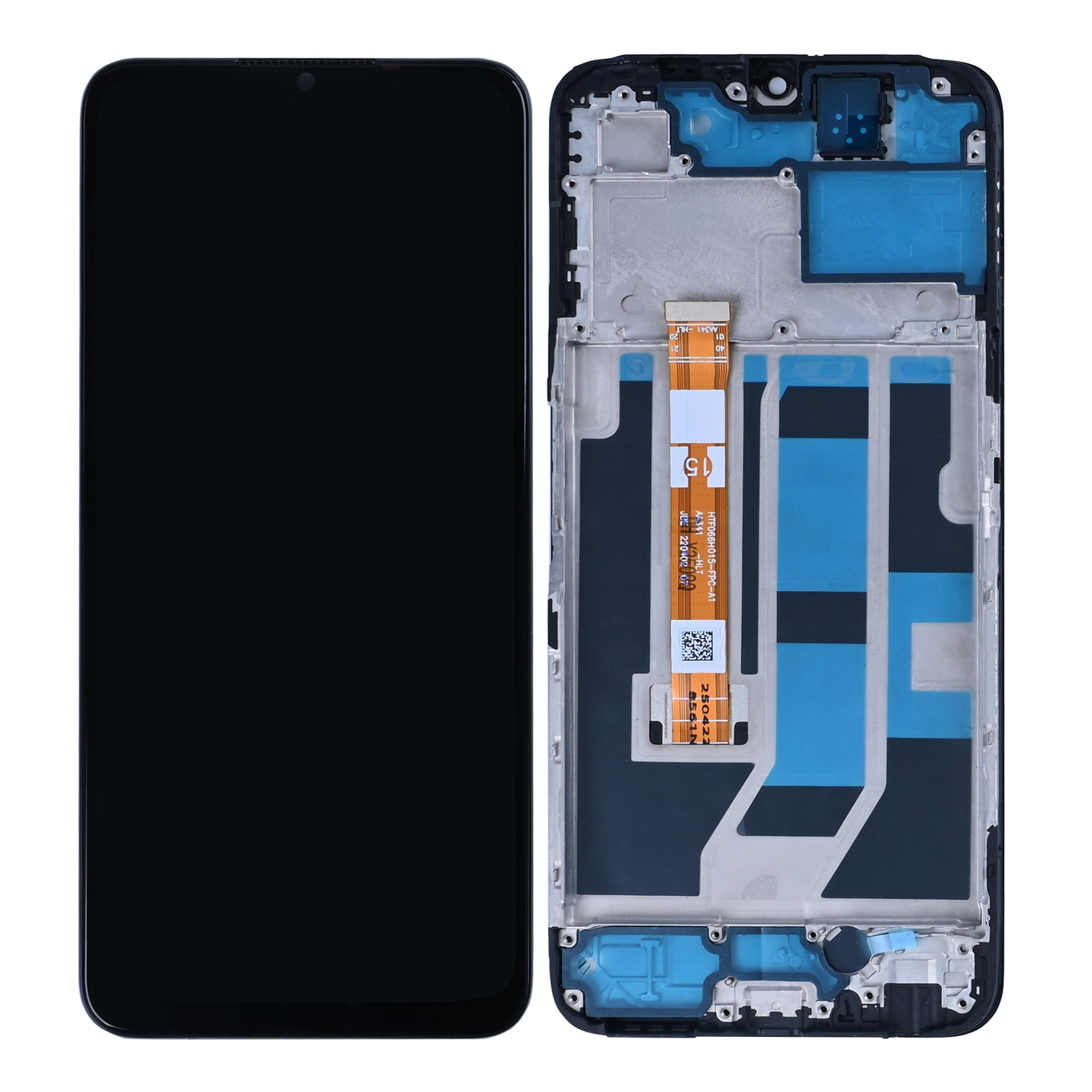 OEM Display für Oppo A78 5G mit Rahmen Lila – Bild 4