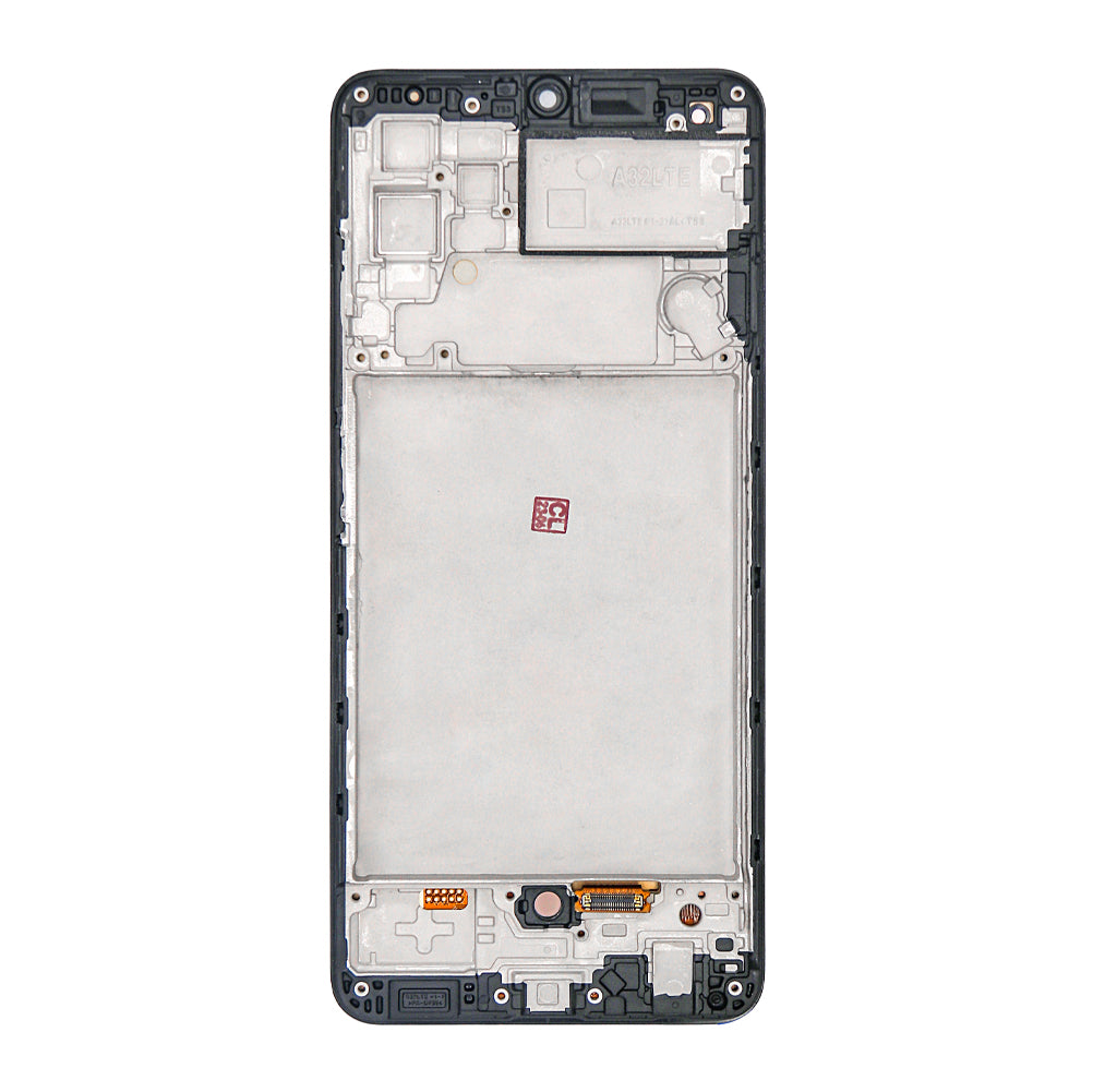 Samsung Galaxy M32 M325F Display und Touchscreen-Digitizer mit Rahmen Black Soft-OLED – Bild 2