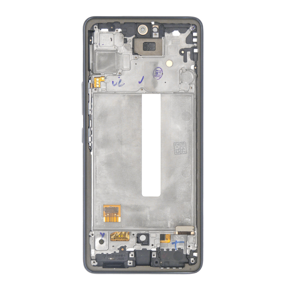 Samsung Galaxy A53 5G A536B Display und Touchscreen-Digitizer mit Rahmen Black Soft-OLED – Bild 2