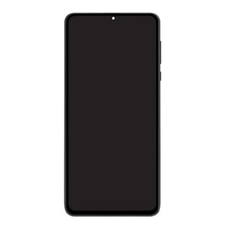 Samsung Galaxy A72 A725F Display und Touchscreen-Digitizer mit Rahmen Awesome Black Soft-OLED