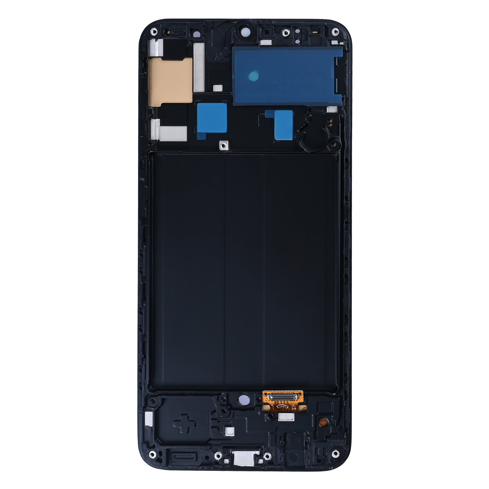 Samsung Galaxy A50 A505F Display und Touchscreen-Digitizer mit Rahmen Black Soft-OLED – Bild 2