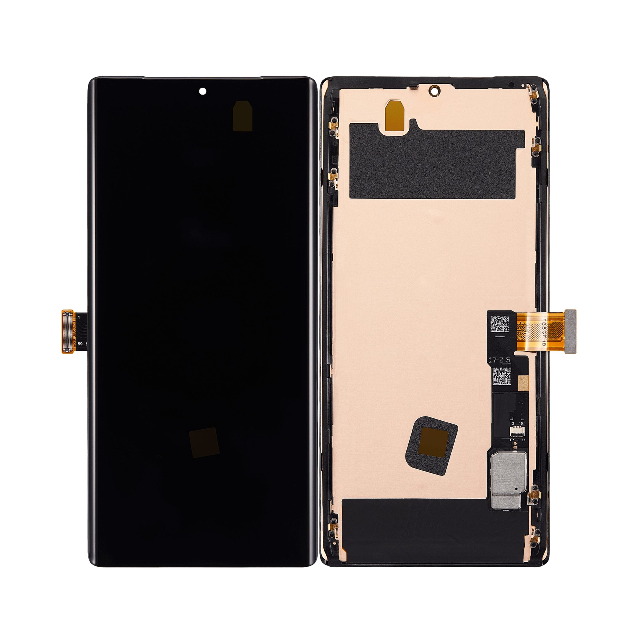 Google Pixel 6 Pro Display und Touchscreen-Digitizer mit Rahmen Black aufbereitet – Bild 3