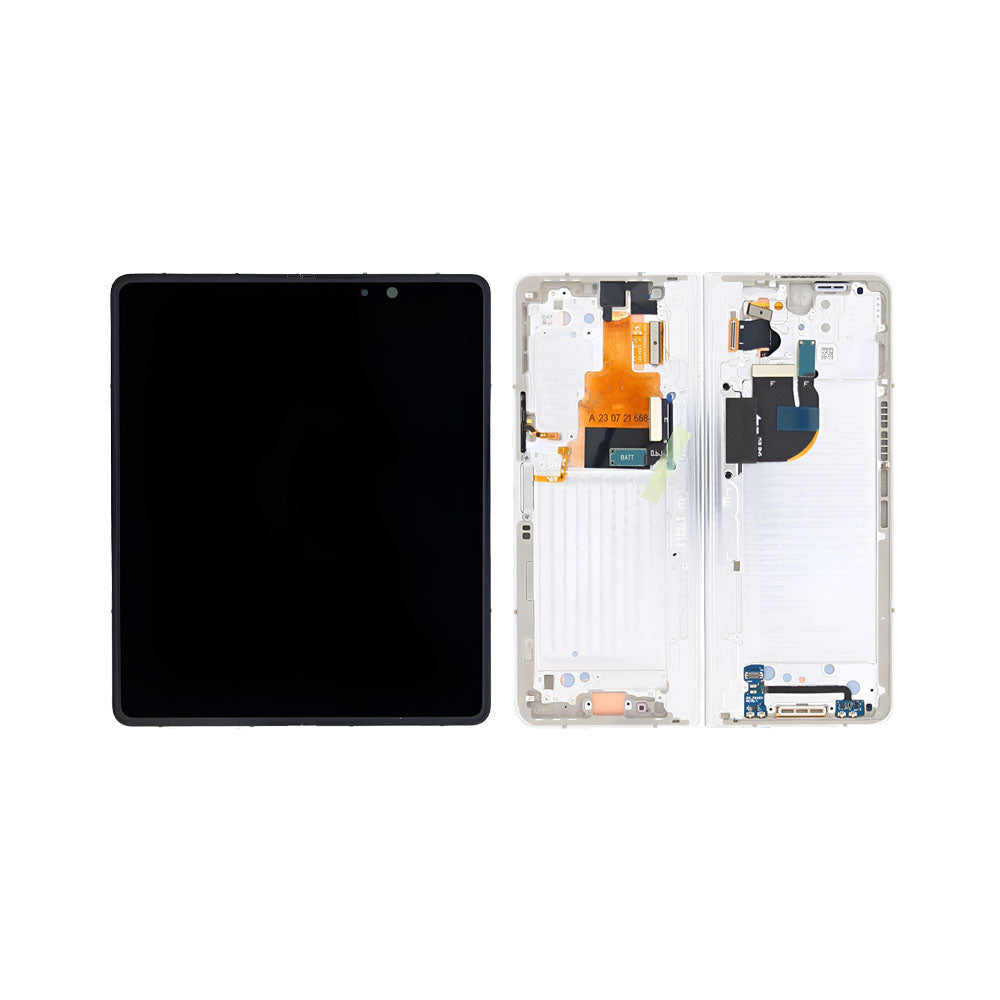 Samsung Original Service Pack Display Galaxy Z Fold5 Main F946B mit Rahmen Cream – Bild 5