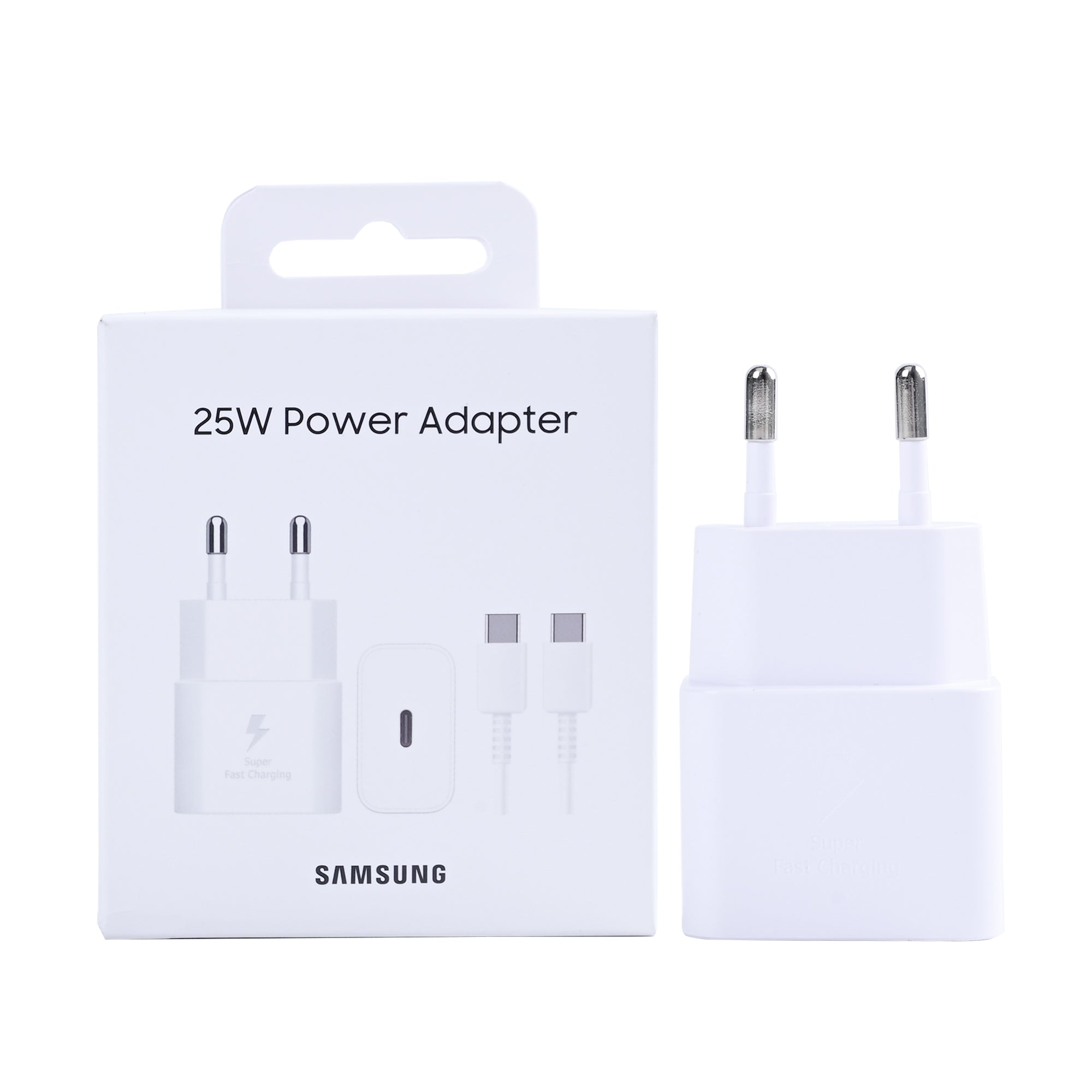 Samsung Netzteil EP-T2510XWEGEU mit USB-C Kabel 25W White Original Verkaufsverpackung