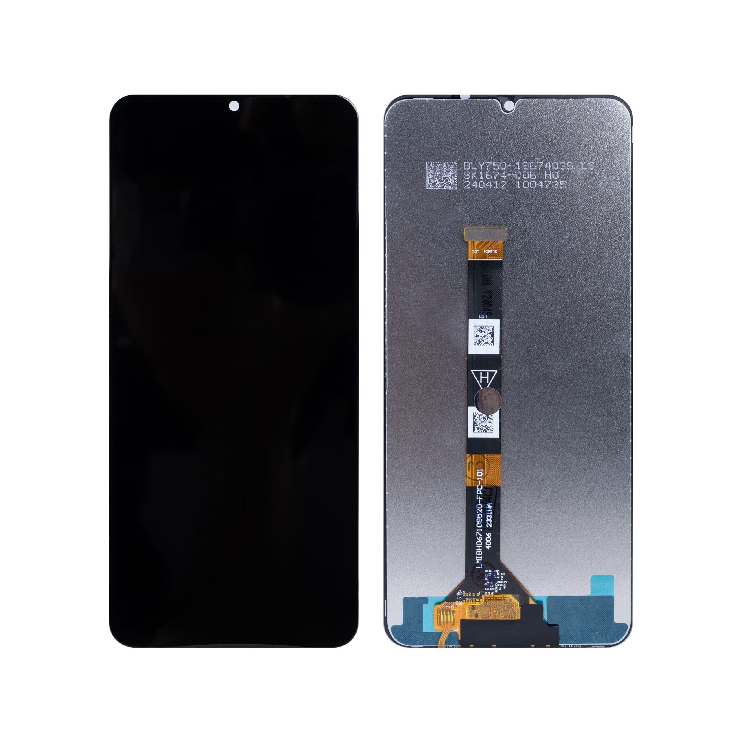 OEM Display für Realme C36, C51, C53, C60, Note 50, Narzo N53 ohne Rahmen – Bild 4