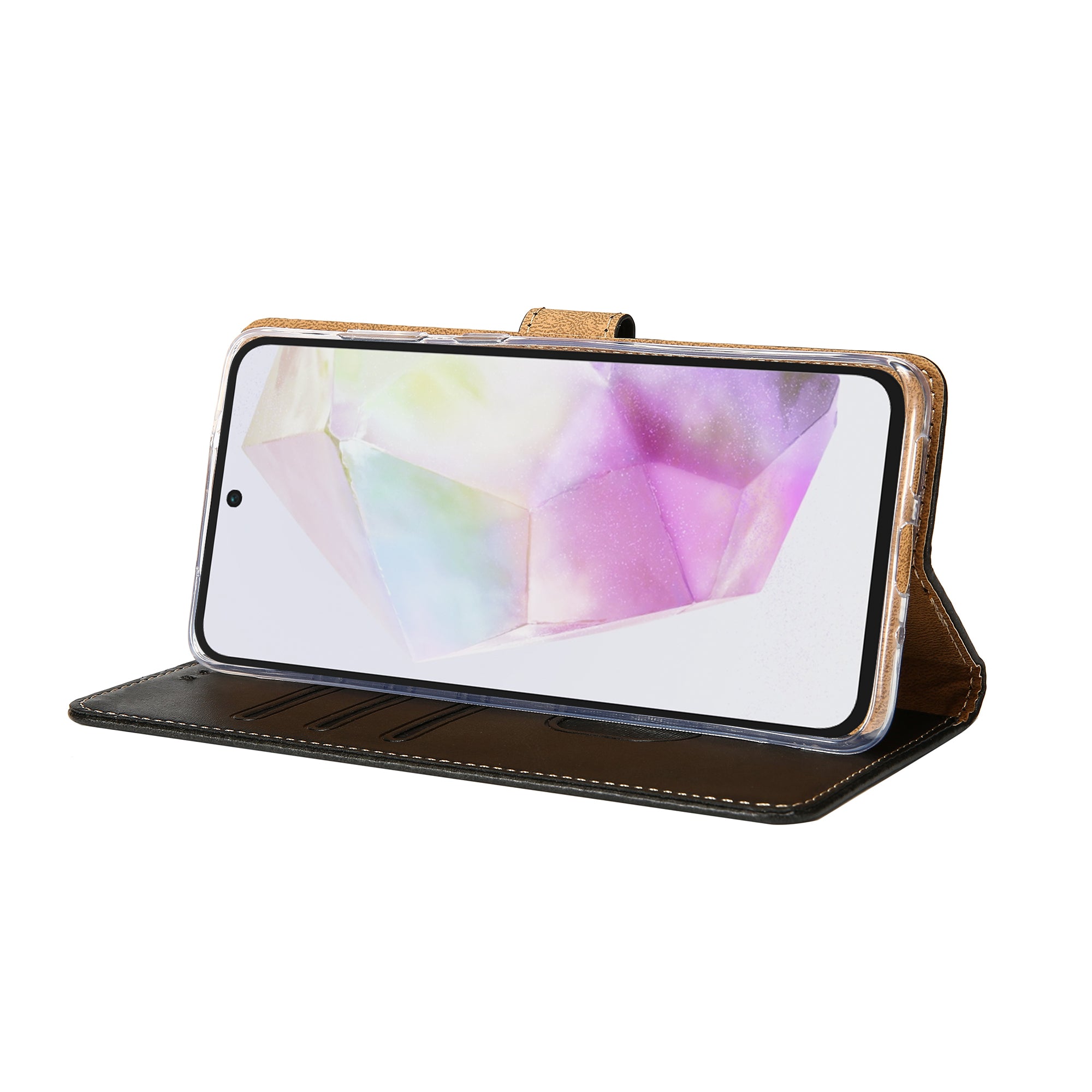 Rixus Buchhülle für Samsung Galaxy A35 5G Black – Bild 6