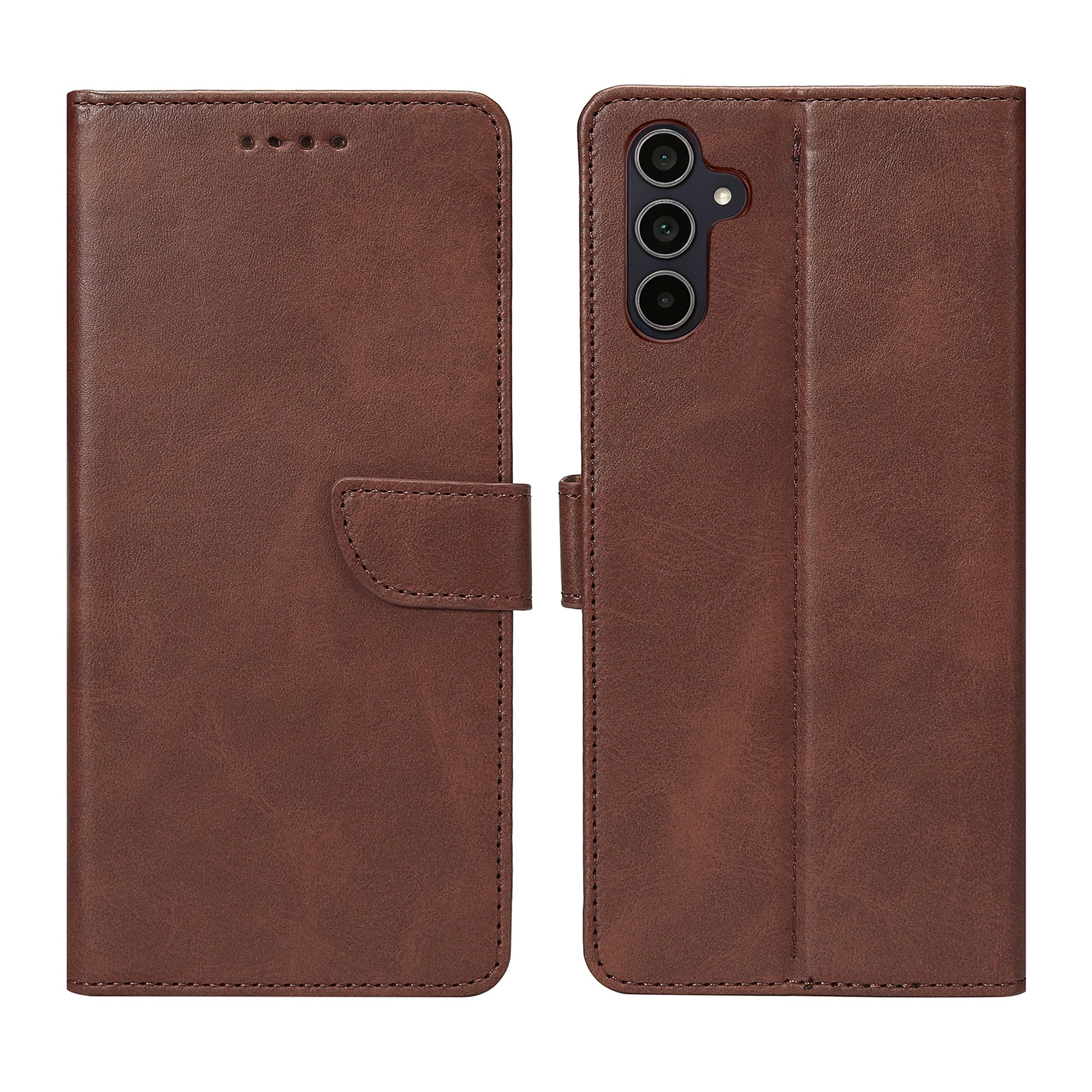 Rixus Buchhülle für Samsung Galaxy A35 5G Brown – Bild 3