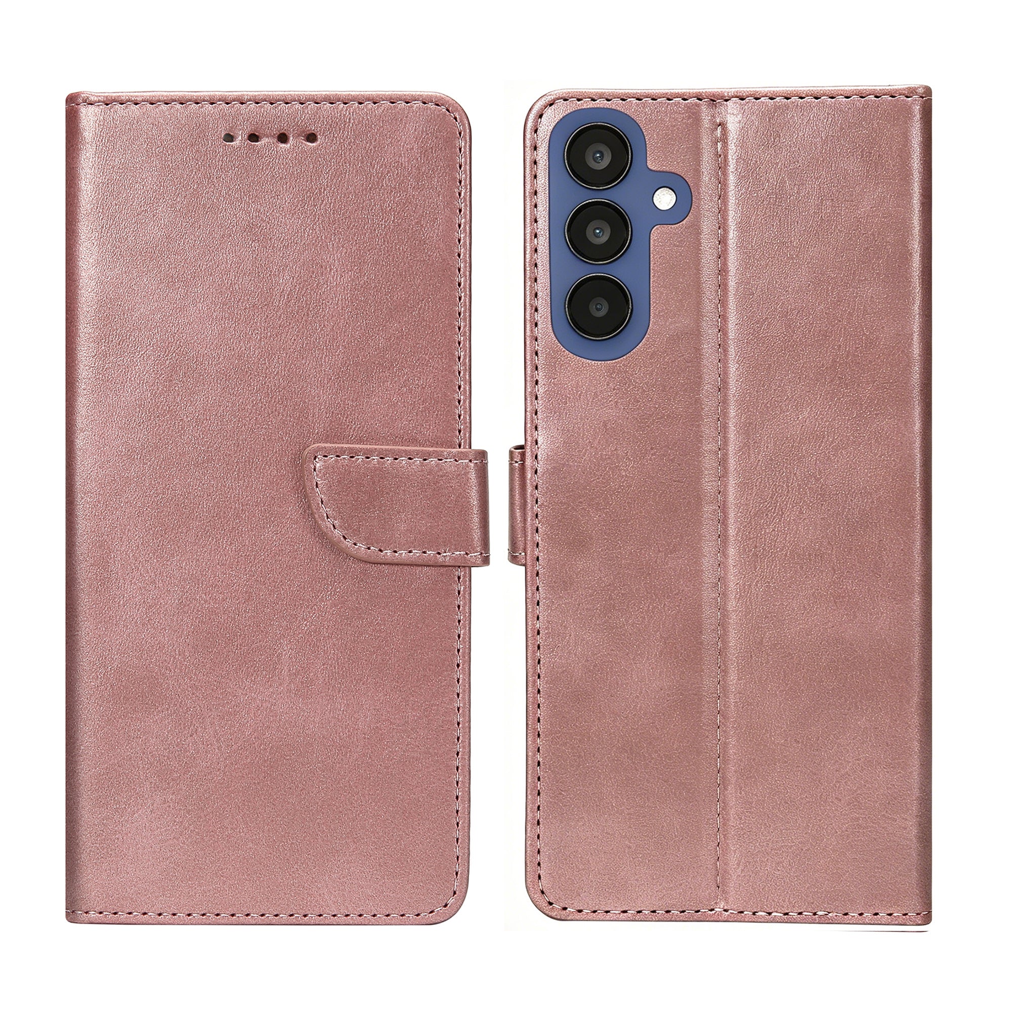 Rixus Buchhülle für Samsung Galaxy A15 5G Pink – Bild 3