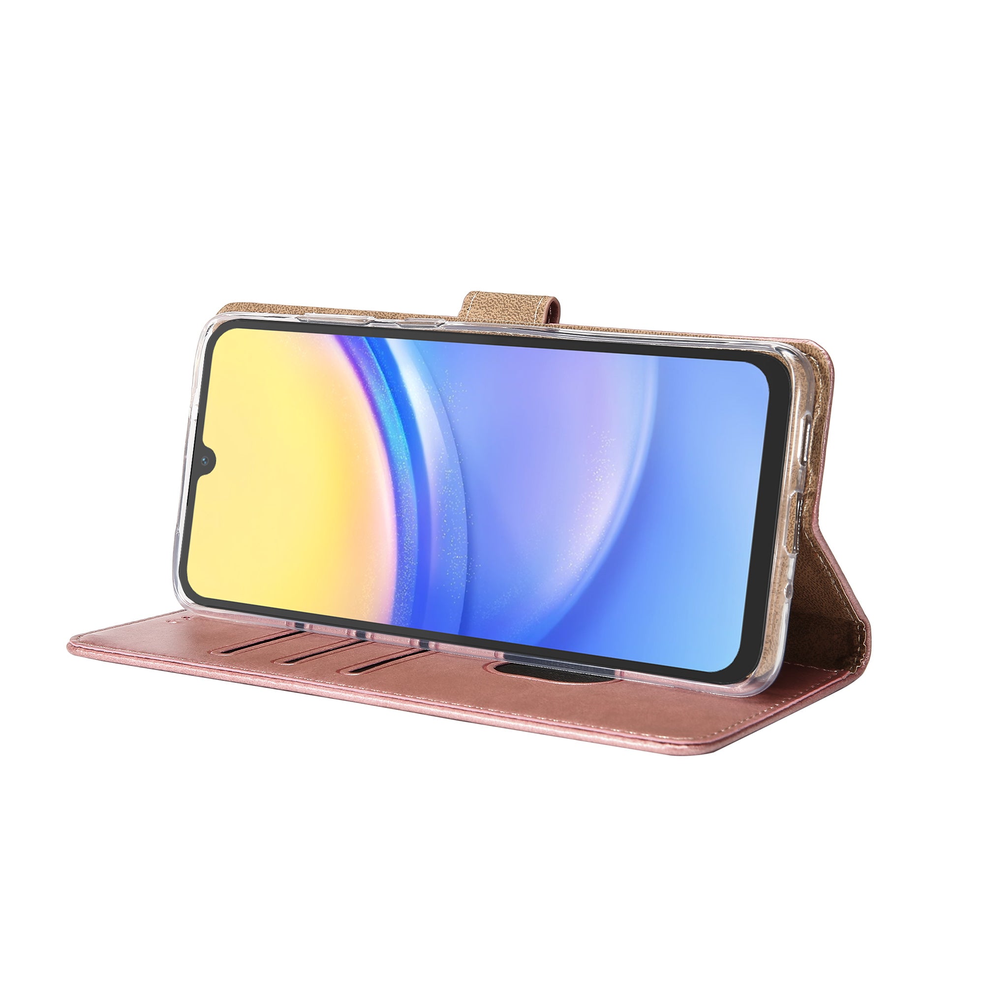 Rixus Buchhülle für Samsung Galaxy A15 5G Pink – Bild 6