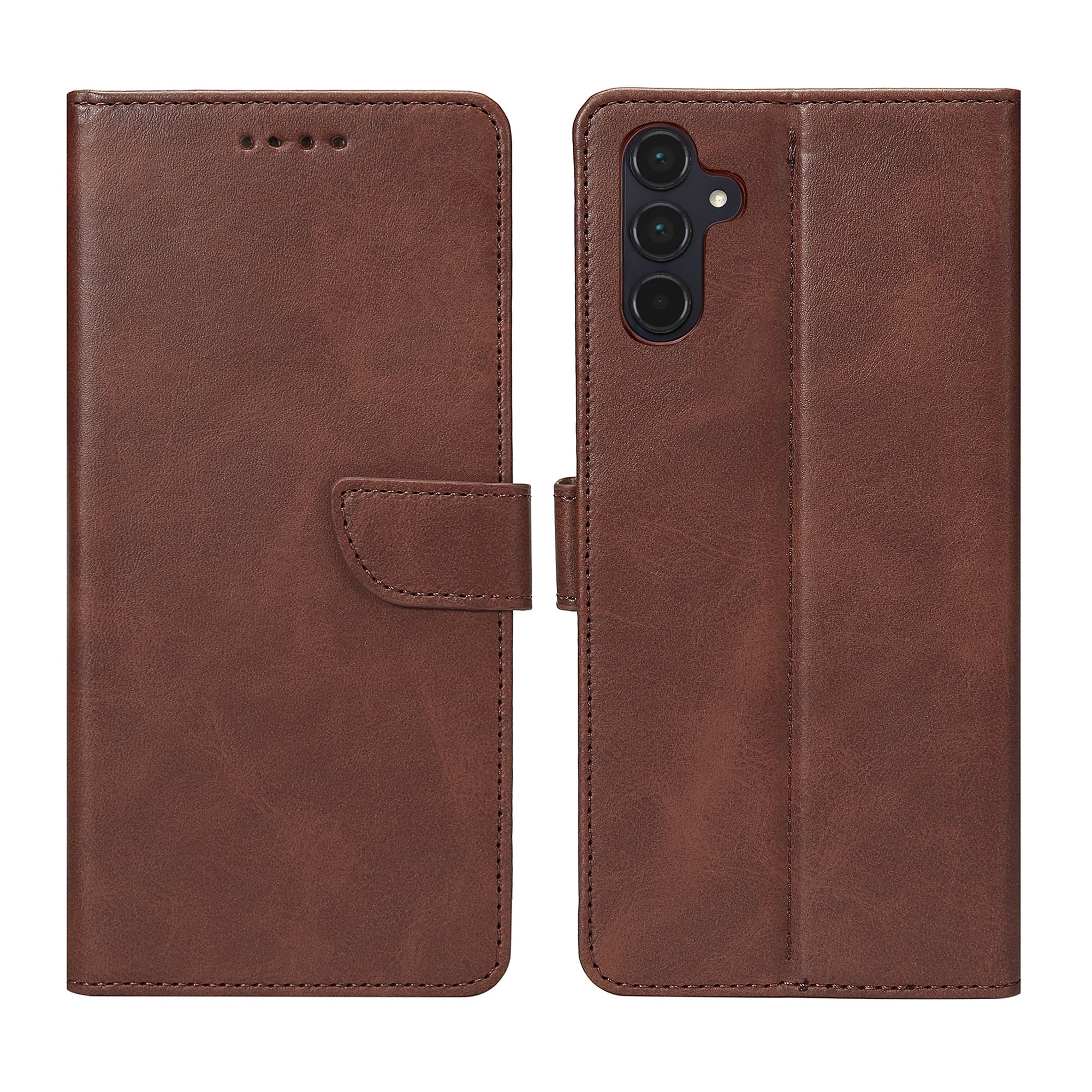 Rixus Buchhülle für Samsung Galaxy A55 5G Brown – Bild 3