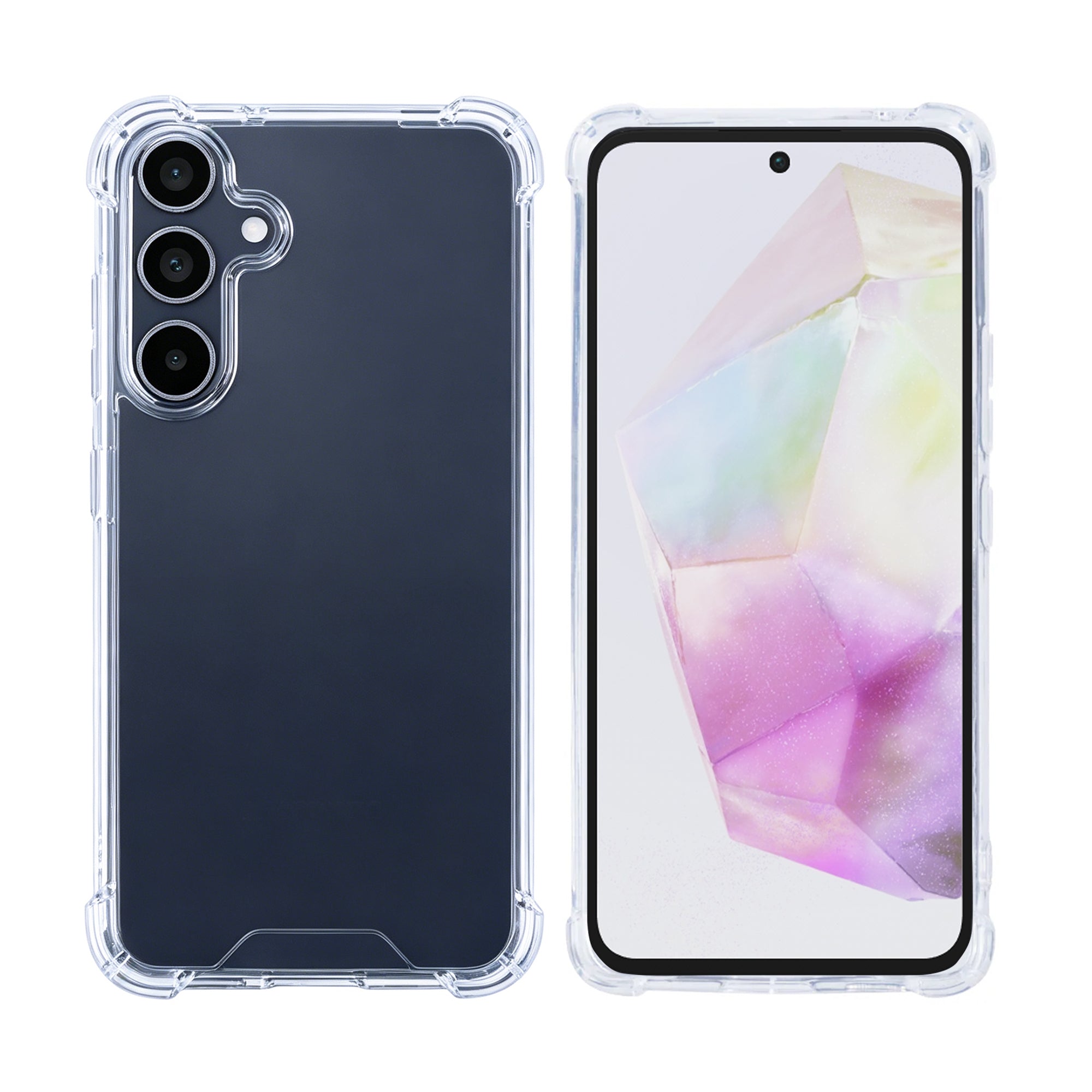 Rixus Anti-Burst Hülle für Samsung Galaxy A35 5G Transparent – Bild 3