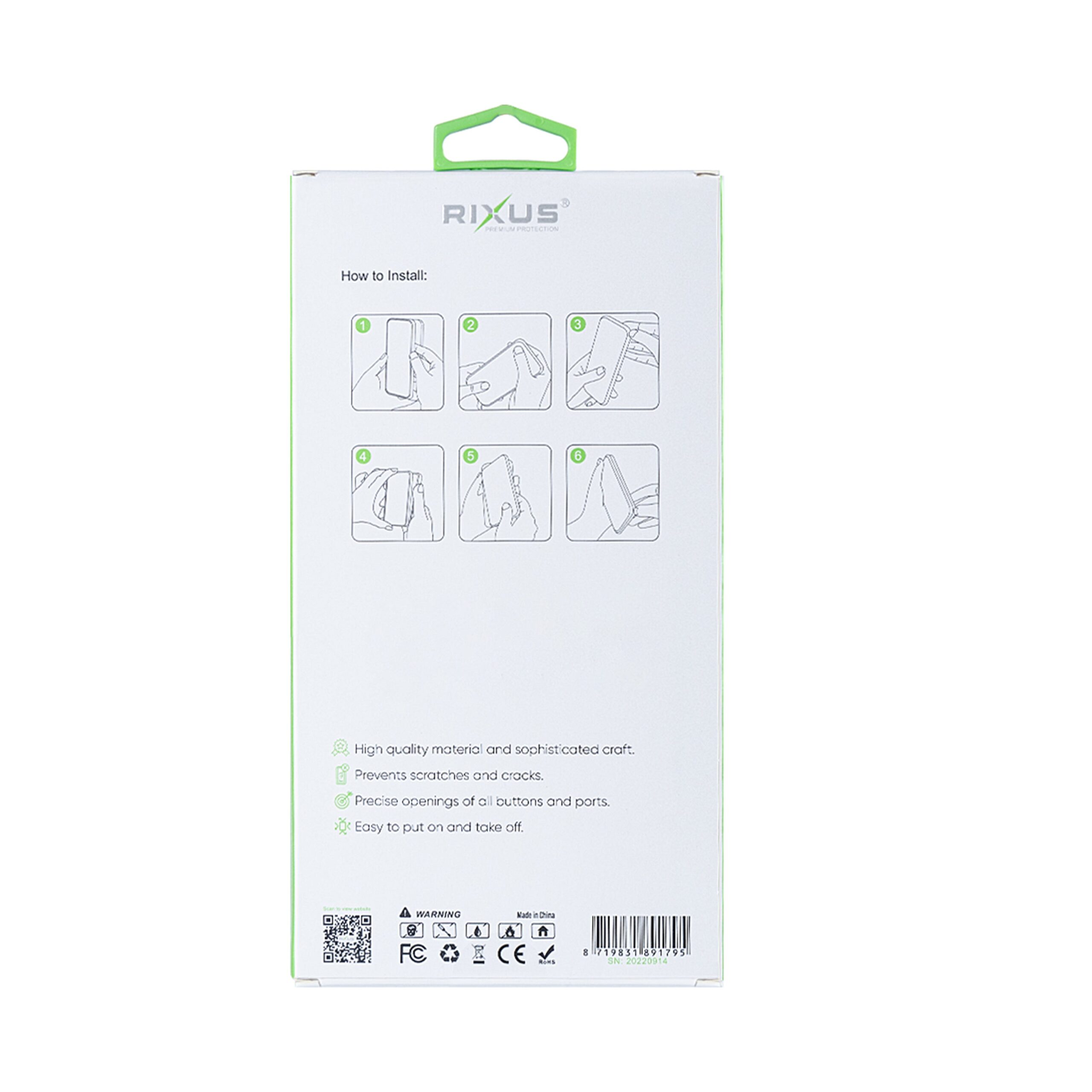 Rixus Anti-Burst Hülle für Samsung Galaxy A35 5G Transparent – Bild 5