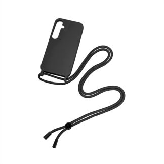 Rixus TPU Necklace Cord Abdeckung für Samsung Galaxy A15 5G Black