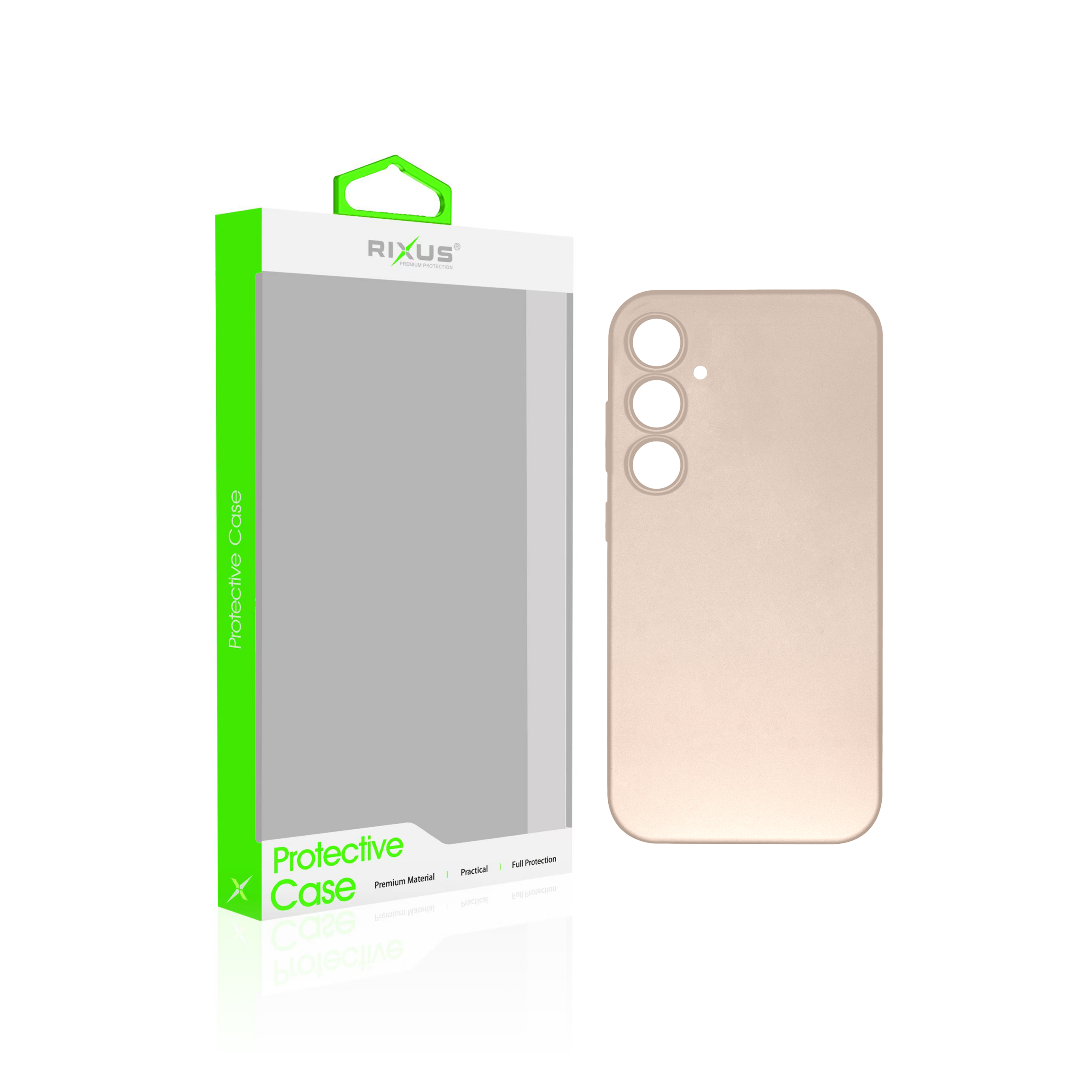 Rixus Soft TPU Handyhülle für Samsung Galaxy A15 5G Gold – Bild 5