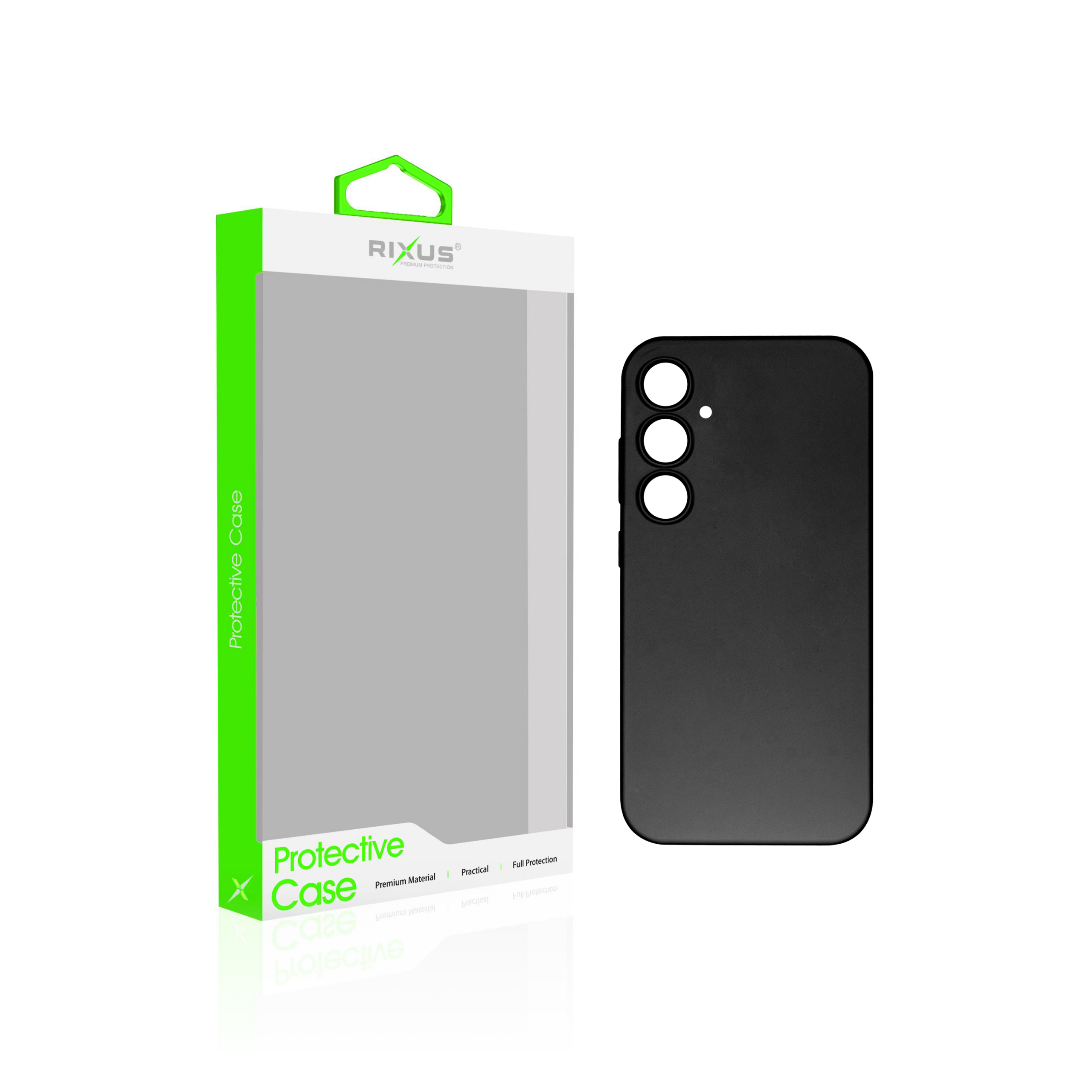 Rixus Soft TPU Handyhülle für Samsung Galaxy A55 5G Black – Bild 5