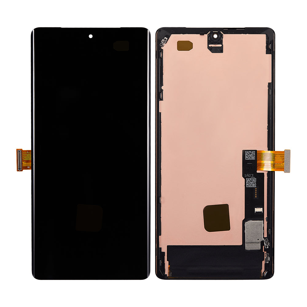 Soft-OLED Display für Google Pixel 7 Pro mit Rahmen Schwarz – Bild 4