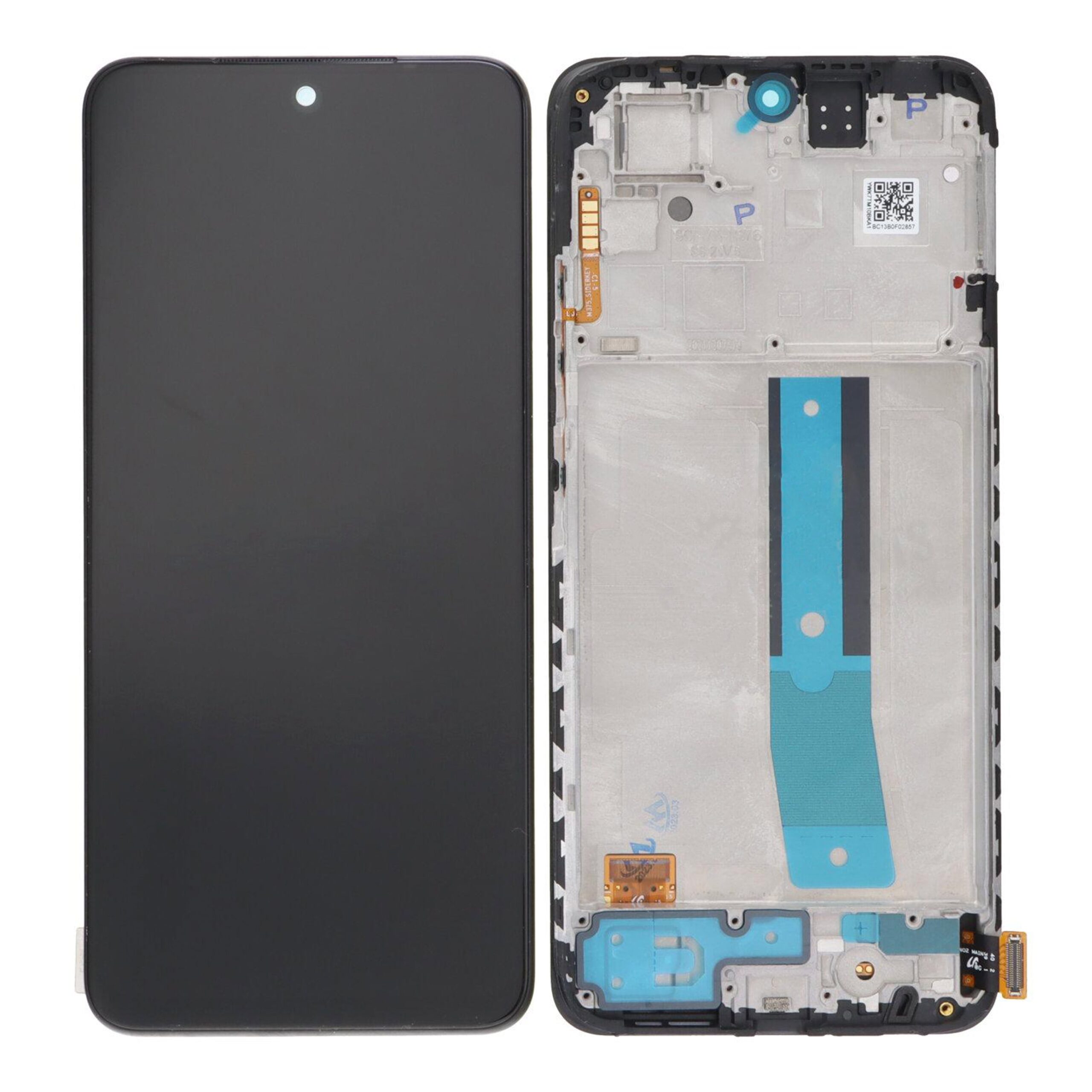 OEM Display für Xiaomi Redmi Note 11 4G mit Rahmen Schwarz – Bild 4