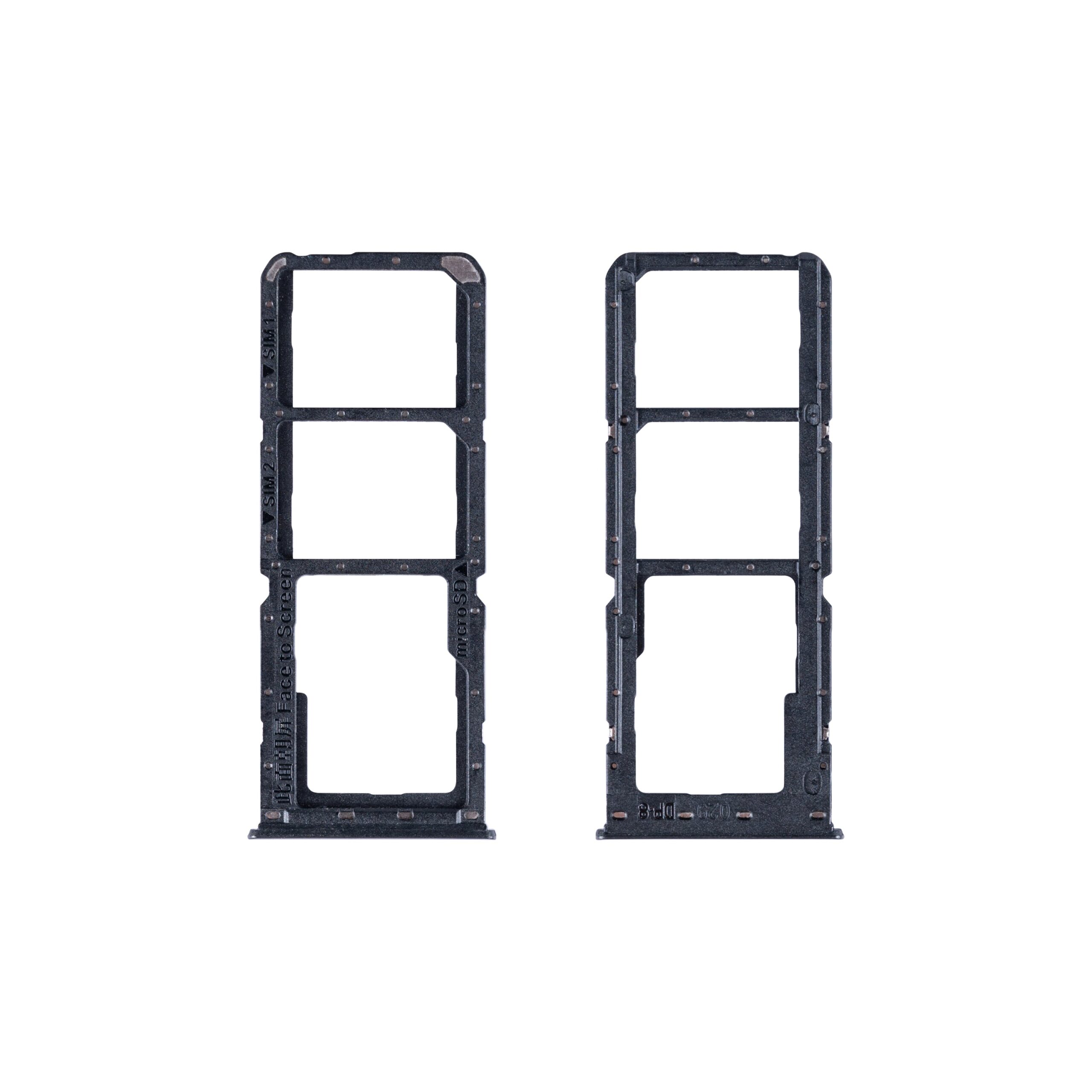 Oppo A5 (2020) SIM-Kartenhalter Mirror Black OEM – Bild 3