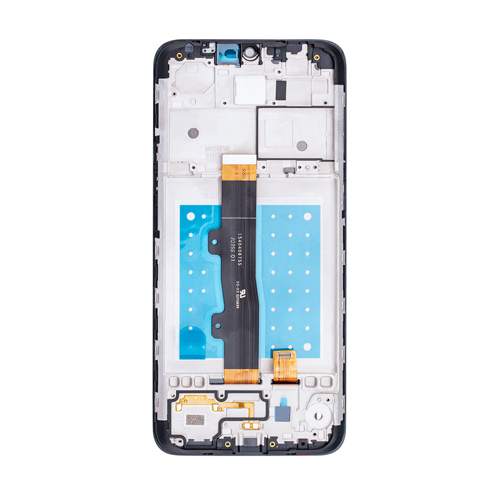 OEM Display für Motorola Moto E7 mit Rahmen Grau – Bild 3