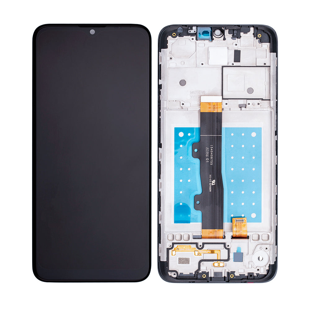 OEM Display für Motorola Moto E7 mit Rahmen Grau – Bild 4