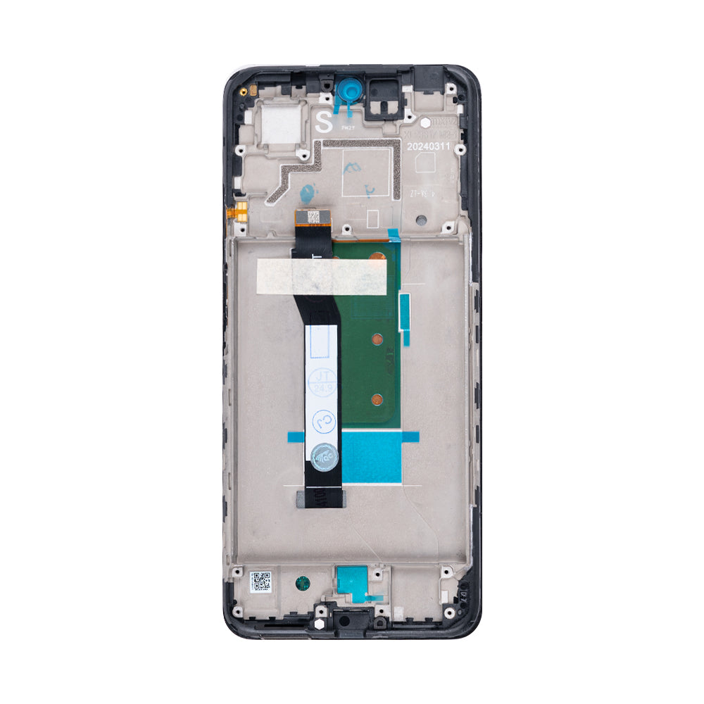 OEM Display für Xiaomi Redmi Note 12T Pro mit Rahmen Schwarz – Bild 3