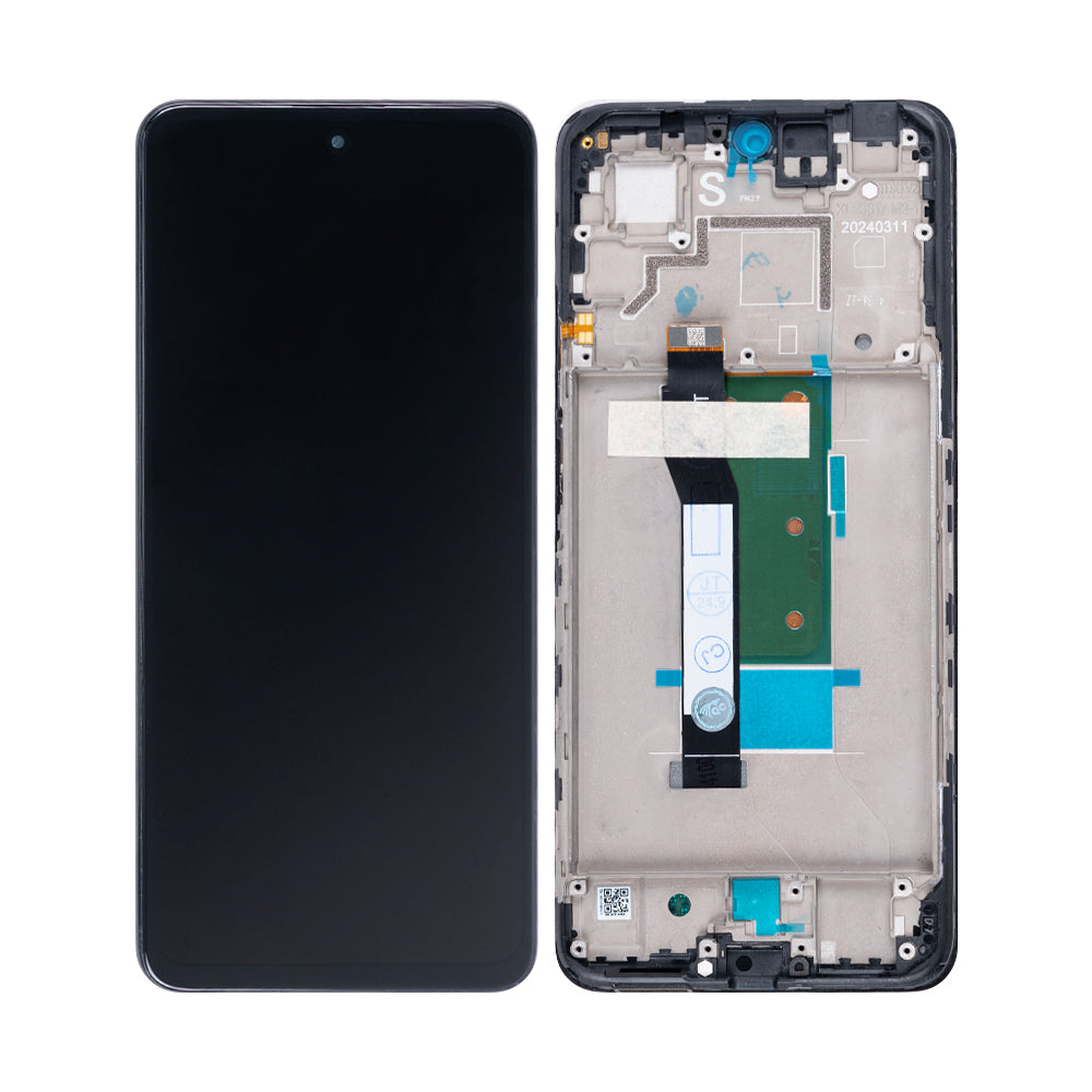 OEM Display für Xiaomi Redmi Note 12T Pro mit Rahmen Schwarz – Bild 4