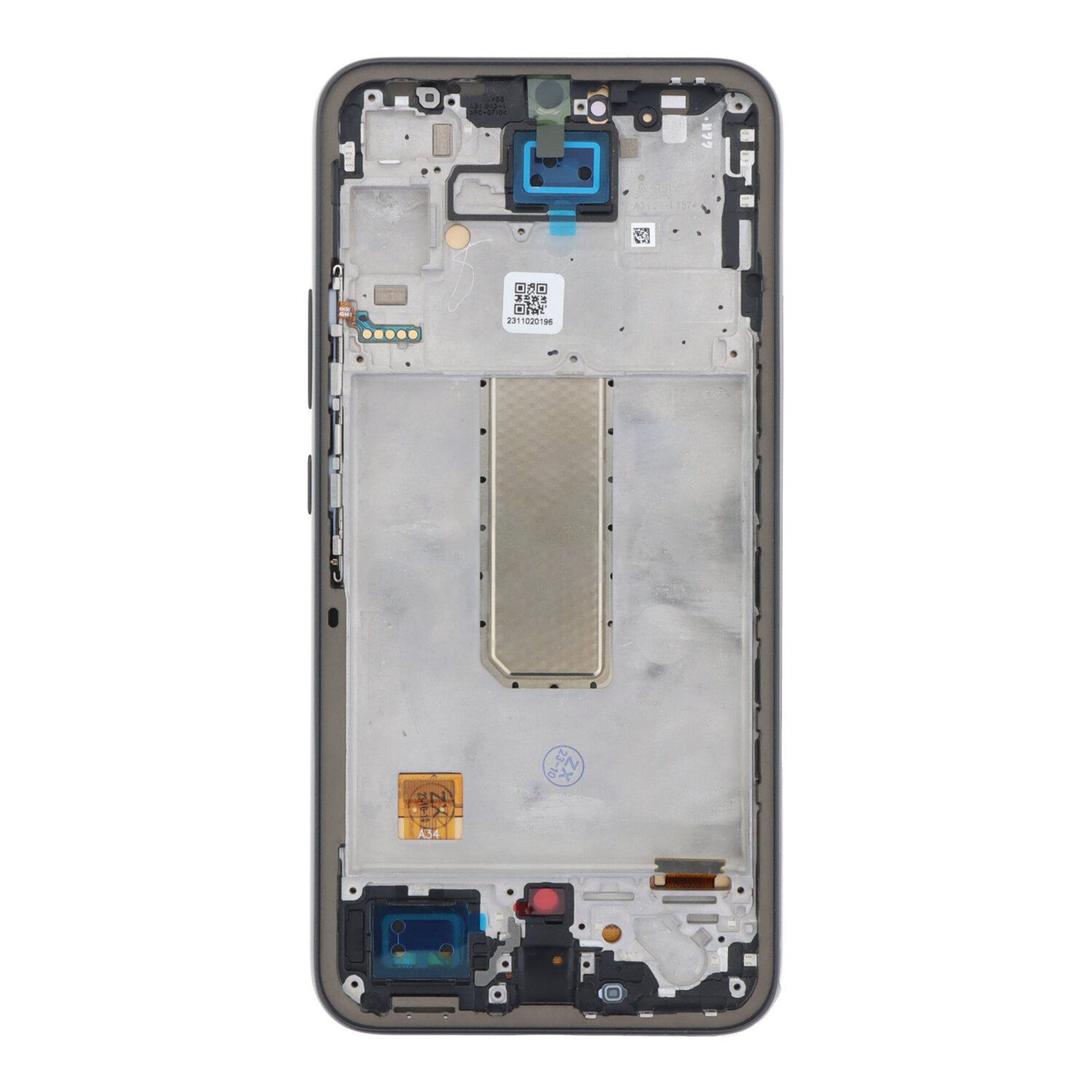 Samsung Galaxy A34 A346B Display und Touchscreen-Digitizer mit Rahmen Graphite Soft-OLED – Bild 2