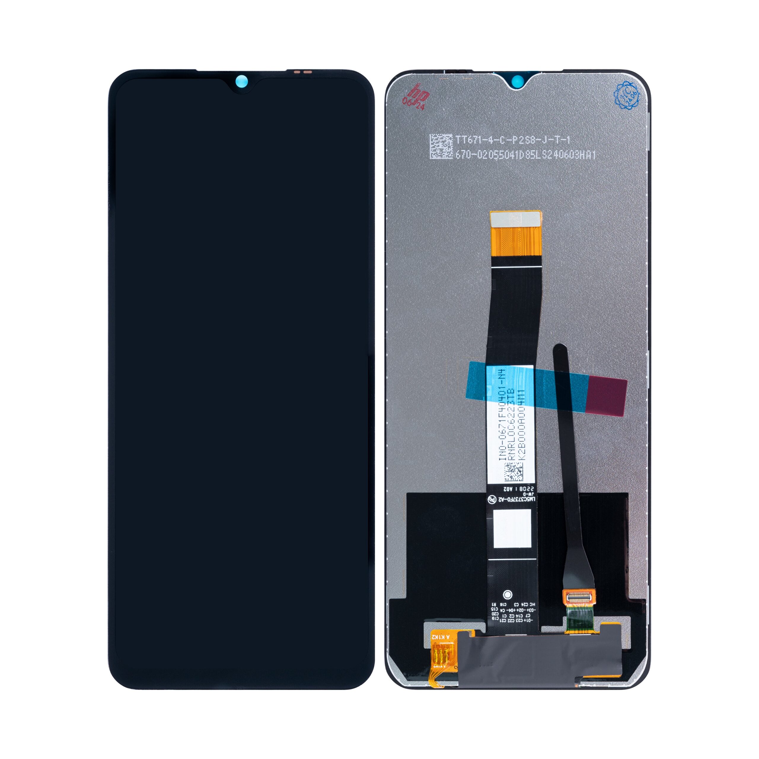 Original OEM Display für Xiaomi Redmi 10C, Redmi 10 Power, Poco C40 ohne Rahmen Black – Bild 3