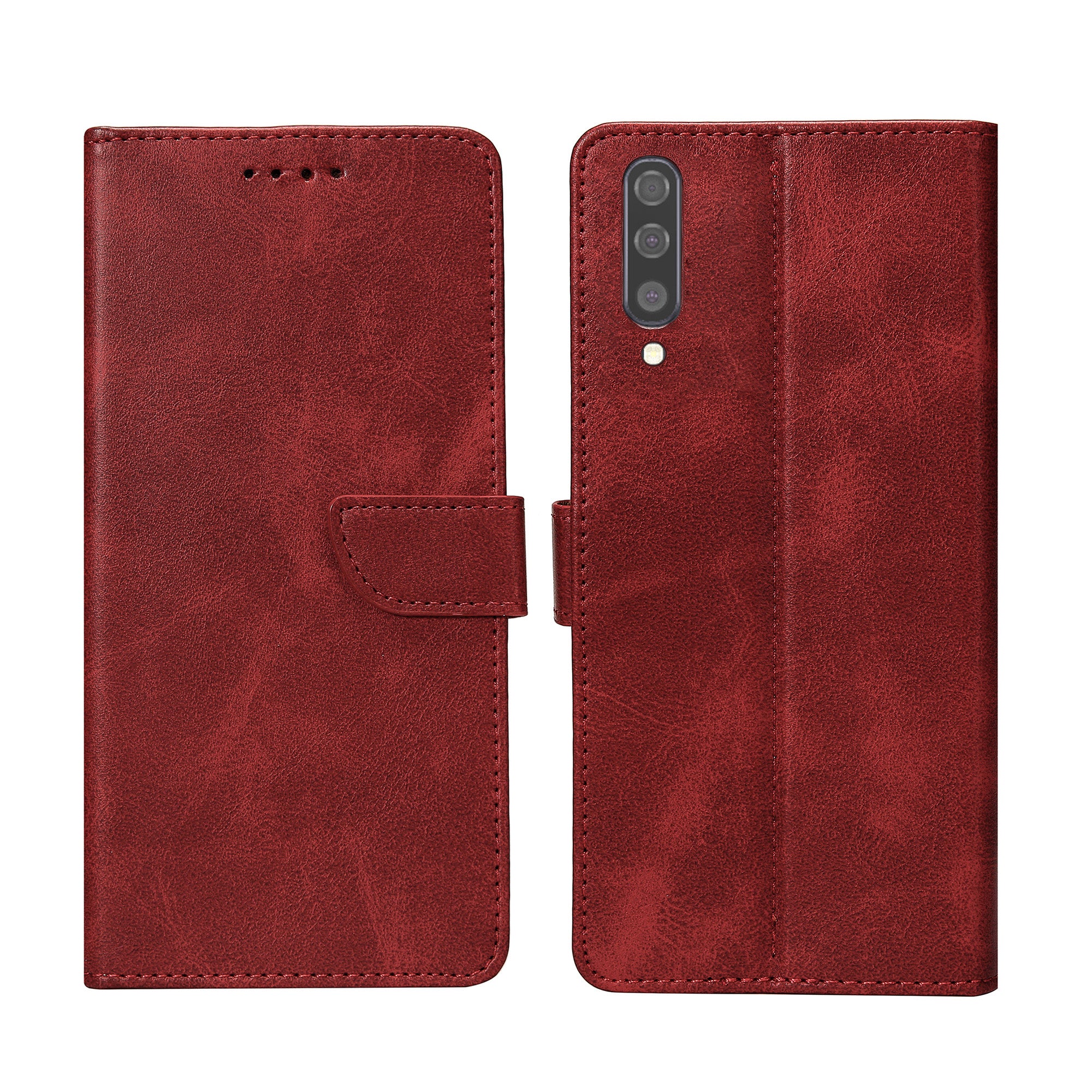 Rixus Buchhülle für Samsung Galaxy A50 Dark Red – Bild 3
