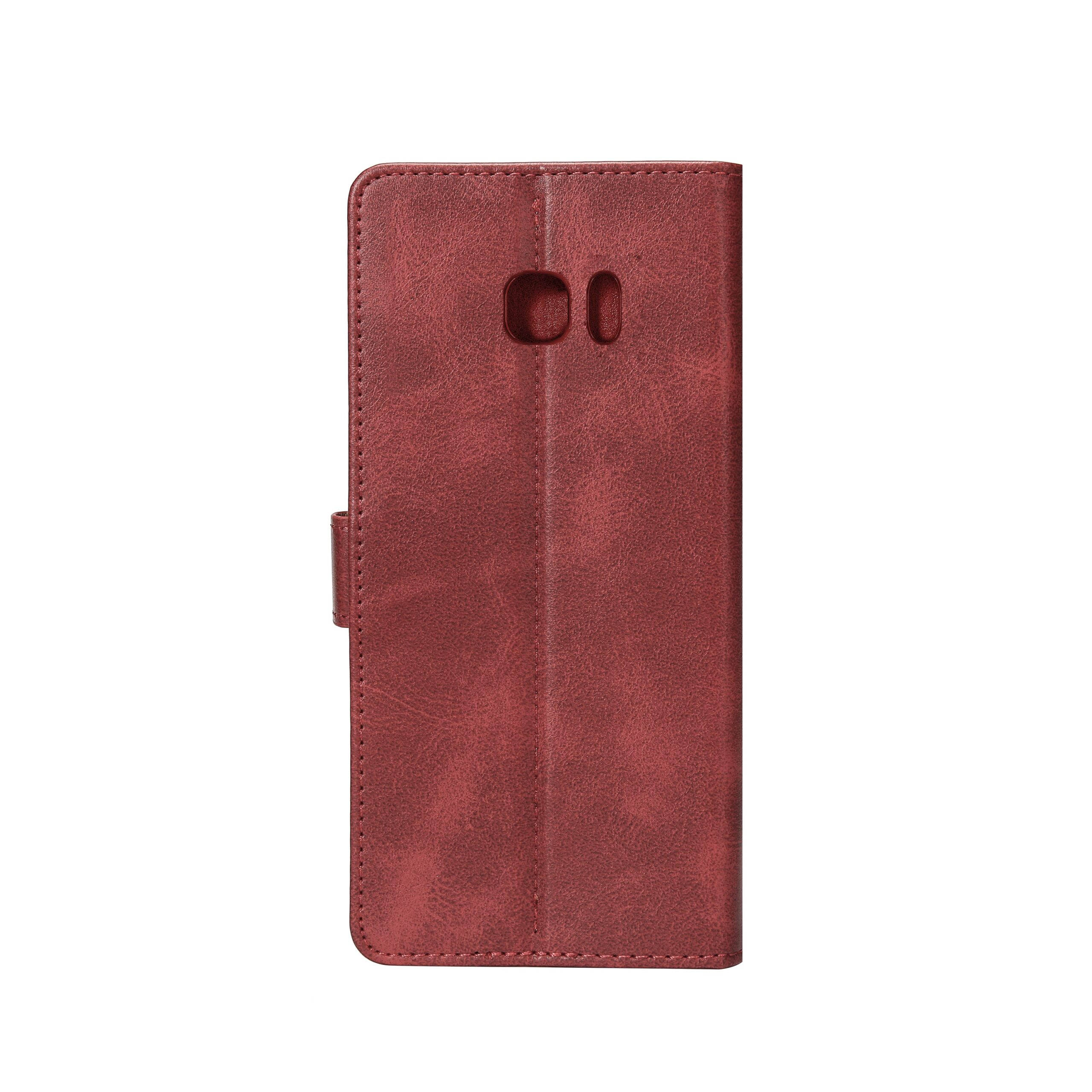 Rixus Buchhülle für Samsung Galaxy S7 Edge Dark Red – Bild 2