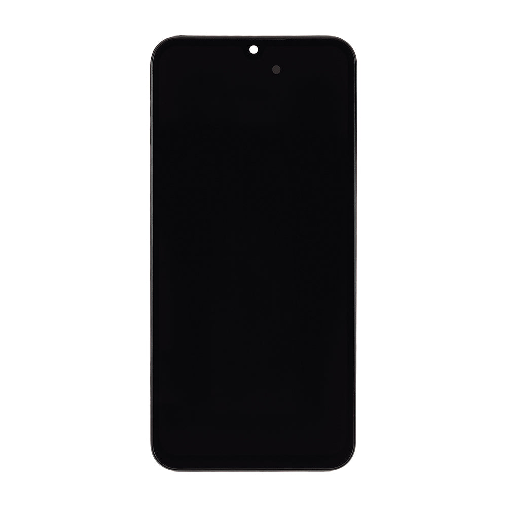 Samsung Galaxy A15 A155F, A15 5G A156B Display und Touchscreen-Digitizer mit Rahmen Brave Black Soft-OLED