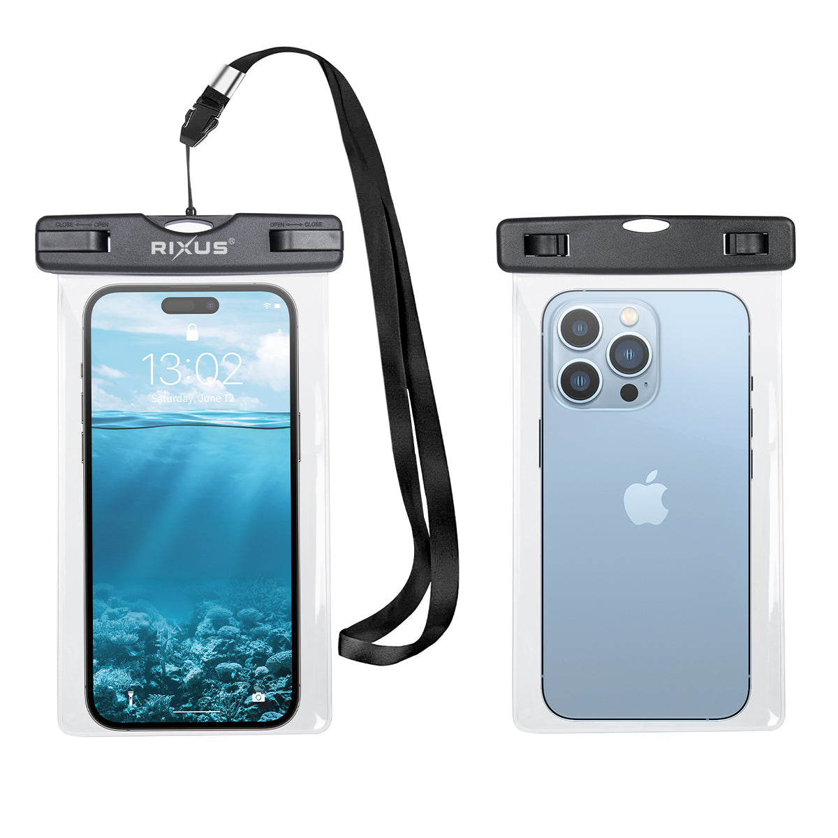 Rixus RXBG17 Sponge Waterproof Phone Bag Black – Bild 3