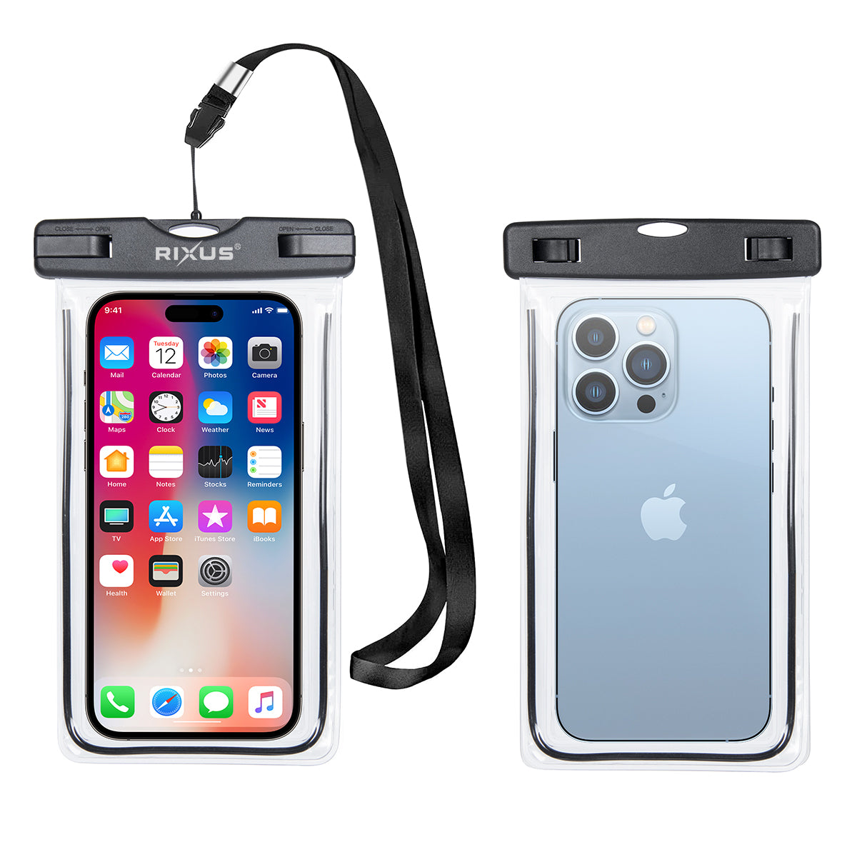 Rixus RXBG19 Floating Waterproof Phone Bag Black – Bild 3