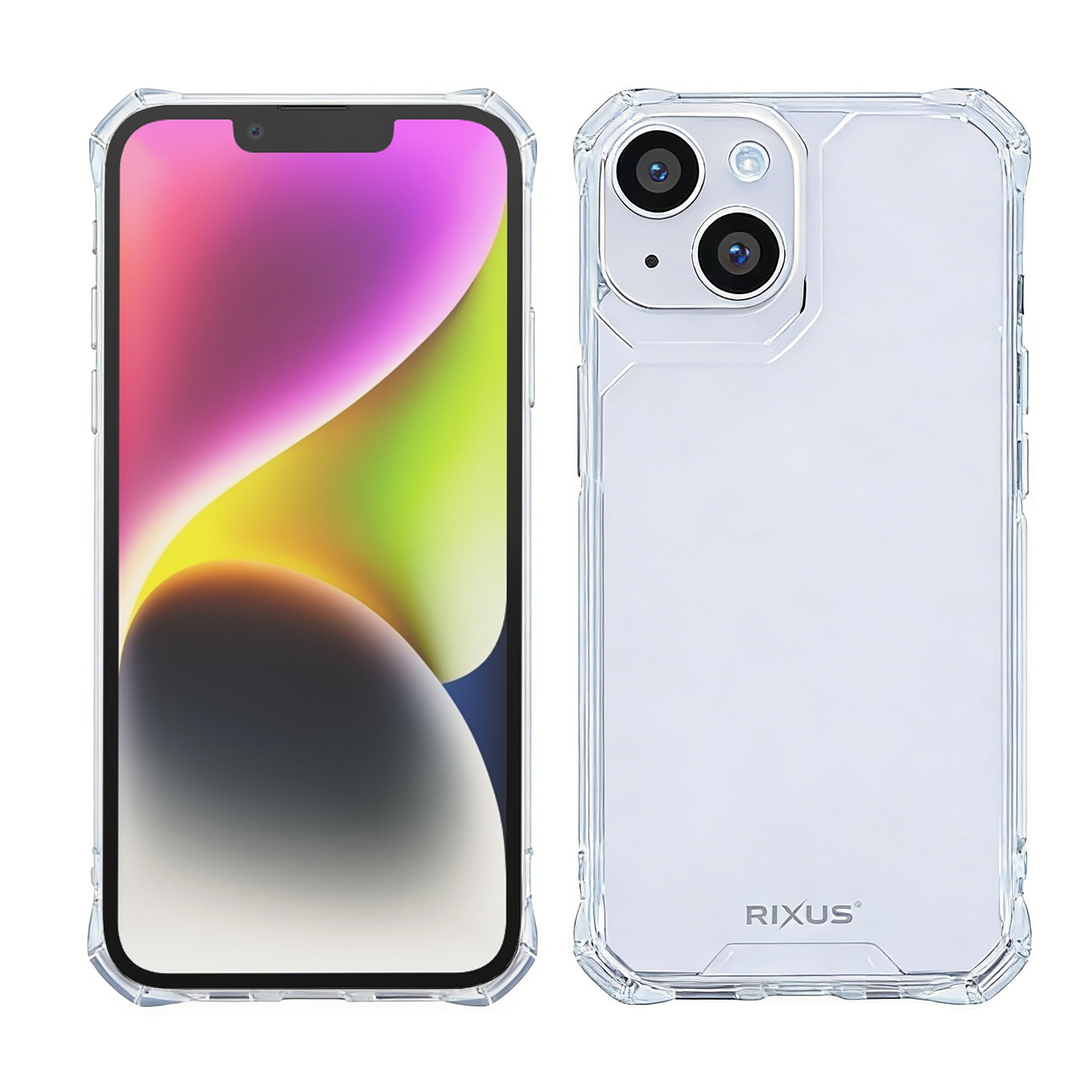 Rixus Armor-X Anti Shock Hülle für Apple iPhone 14 Plus Transparent – Bild 3
