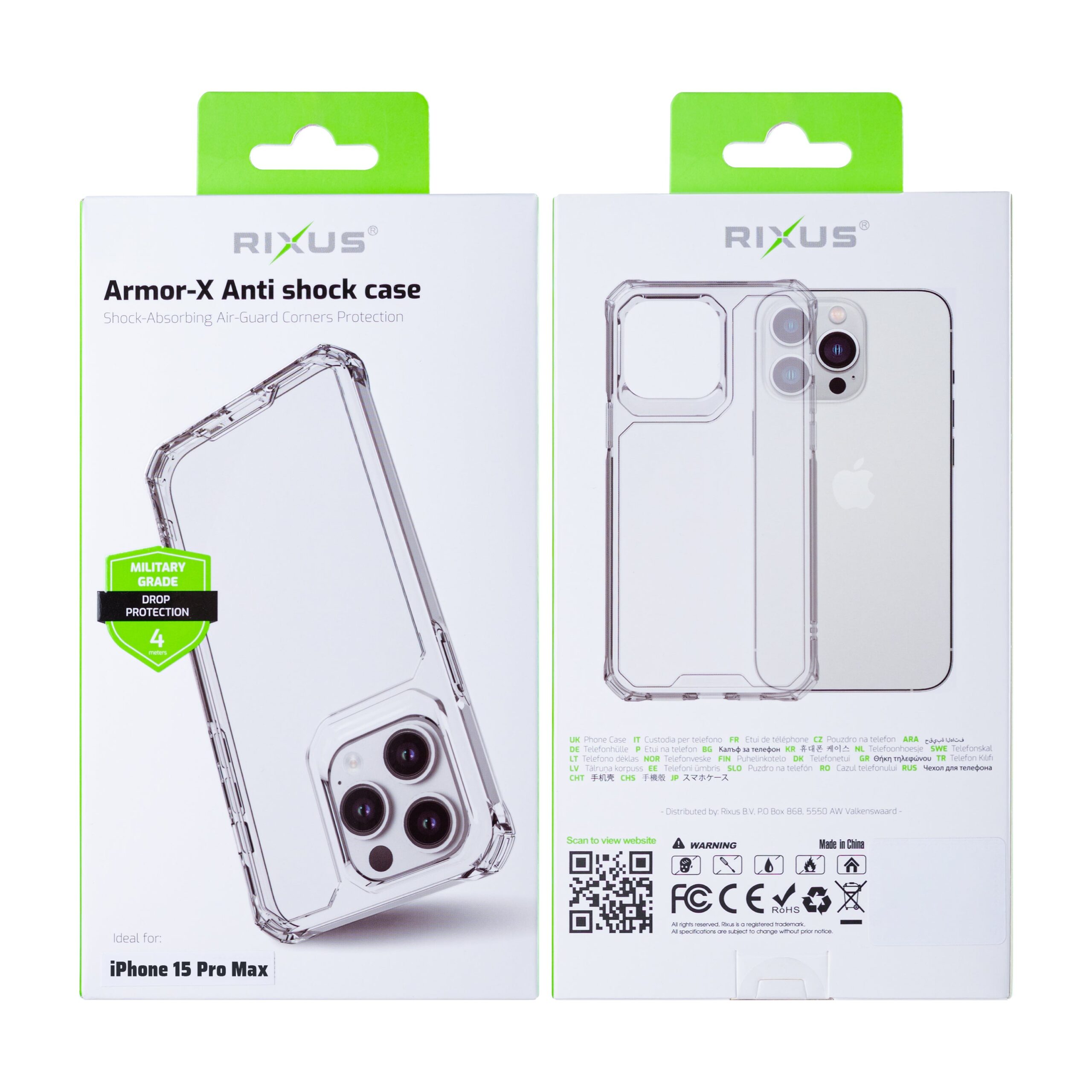 Rixus Armor-X Anti-Shock Hülle für iPhone 15 16 17 Modell & Farbe – Bild 50