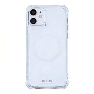 Rixus Armor-X Anti Shock Hülle mit MagSafe kompatibel für Apple iPhone 11 Transparent