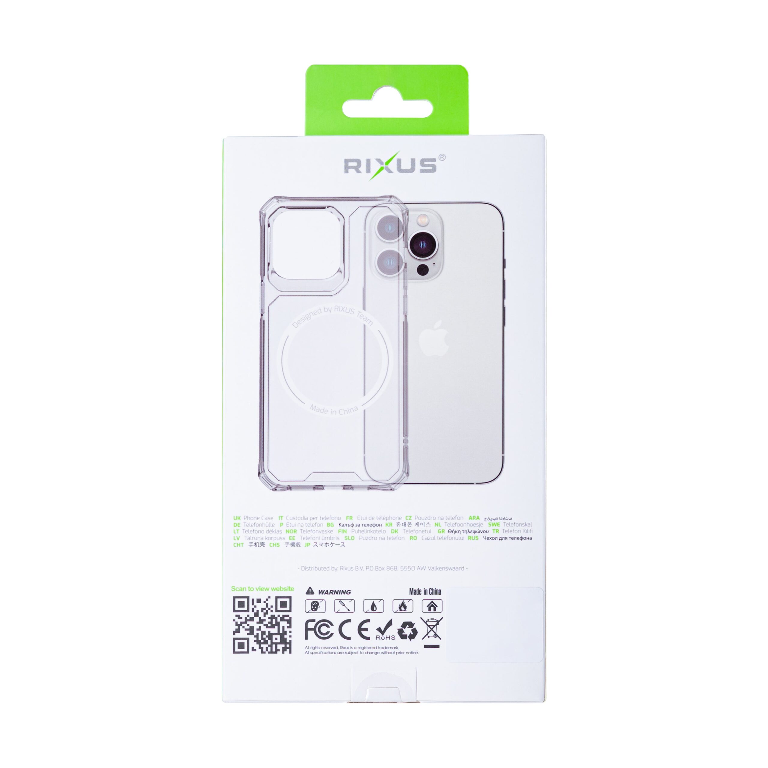 Rixus Armor-X Anti Shock Hülle mit MagSafe kompatibel für Apple iPhone 11 Transparent – Bild 5