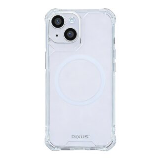 Rixus Armor-X Anti Shock Hülle mit MagSafe kompatibel für Apple iPhone 14 Plus Transparent