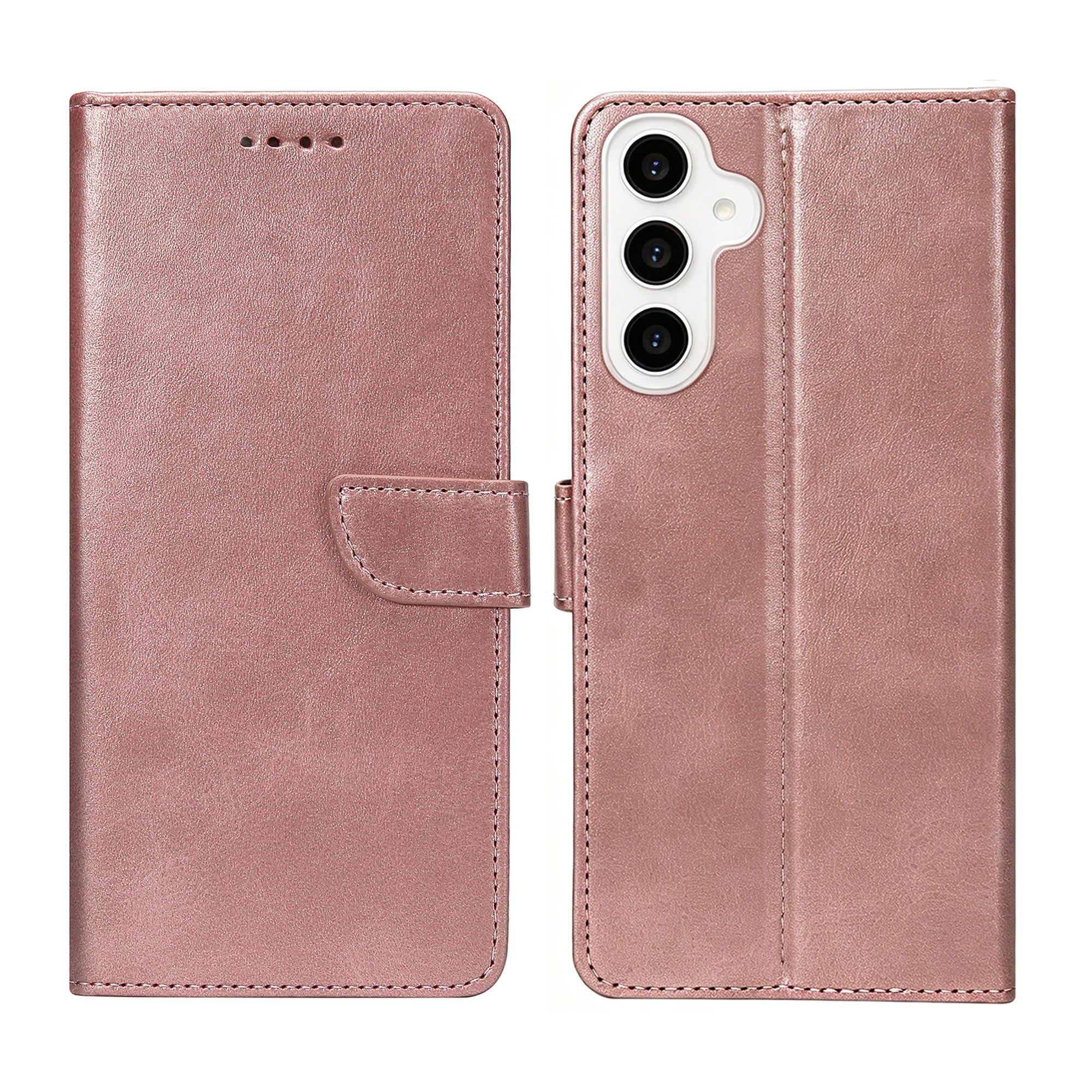 Rixus Buchhülle für Samsung Galaxy S23 FE Pink – Bild 3