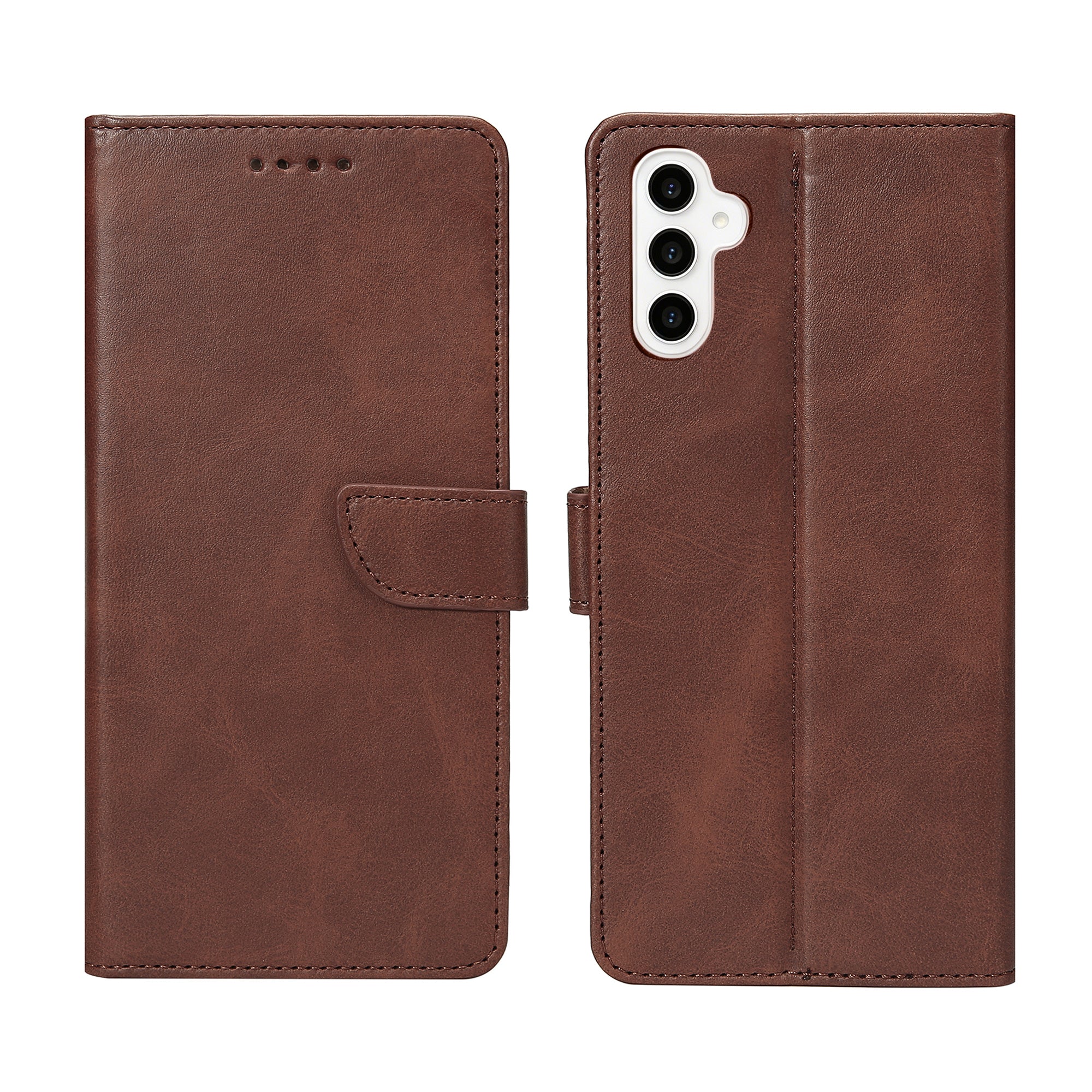 Rixus Buchhülle für Samsung Galaxy S23 FE Brown – Bild 3