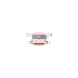 Für Apple iPhone 15, 15 Plus System Ladebuchse Pink Original ausgebaut