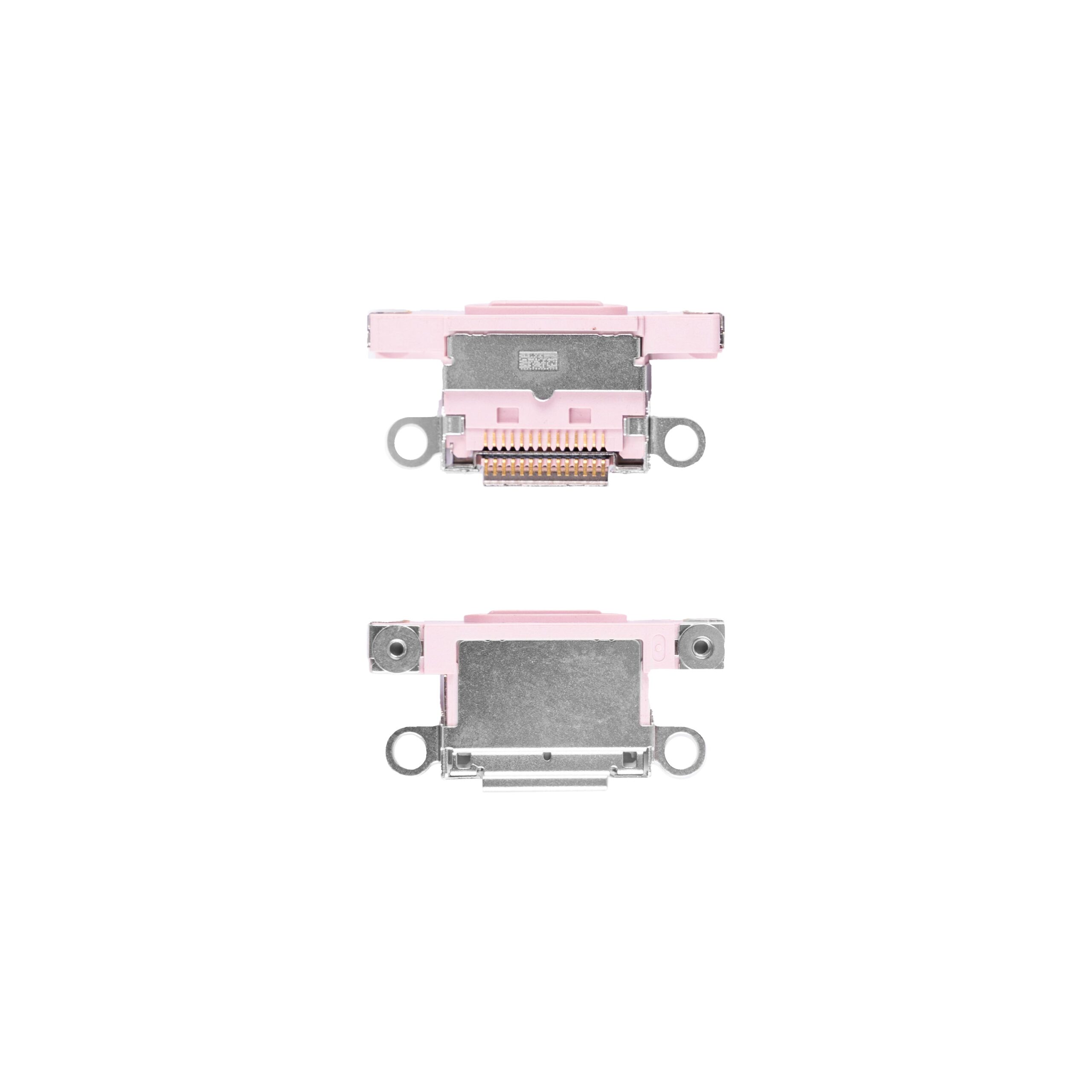 Für Apple iPhone 15, 15 Plus System Ladebuchse Pink Original ausgebaut – Bild 3