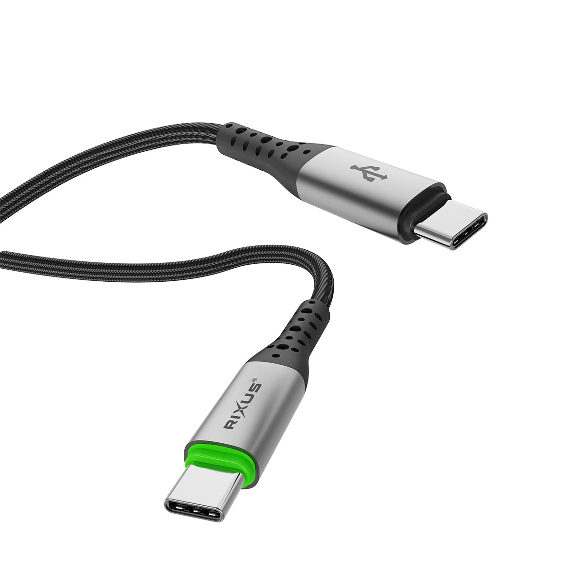 Rixus RXUC22C Auto Disconnect USB-C To USB-C Kabel Black – Bild 3