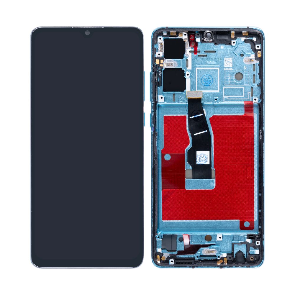 OEM Display für Huawei P30 mit Rahmen Blau – Bild 4