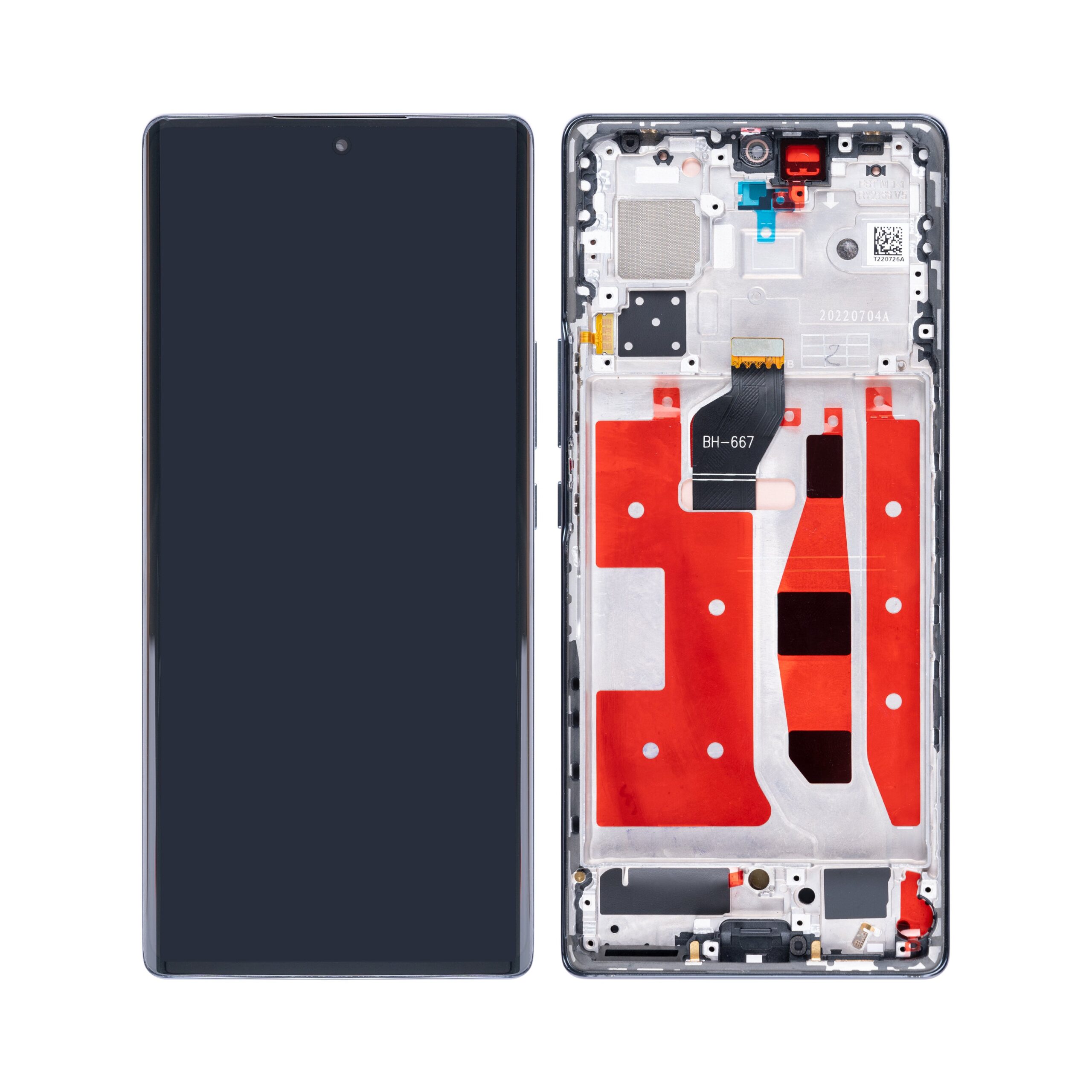 OEM Display für Honor 70 mit Rahmen Schwarz – Bild 4